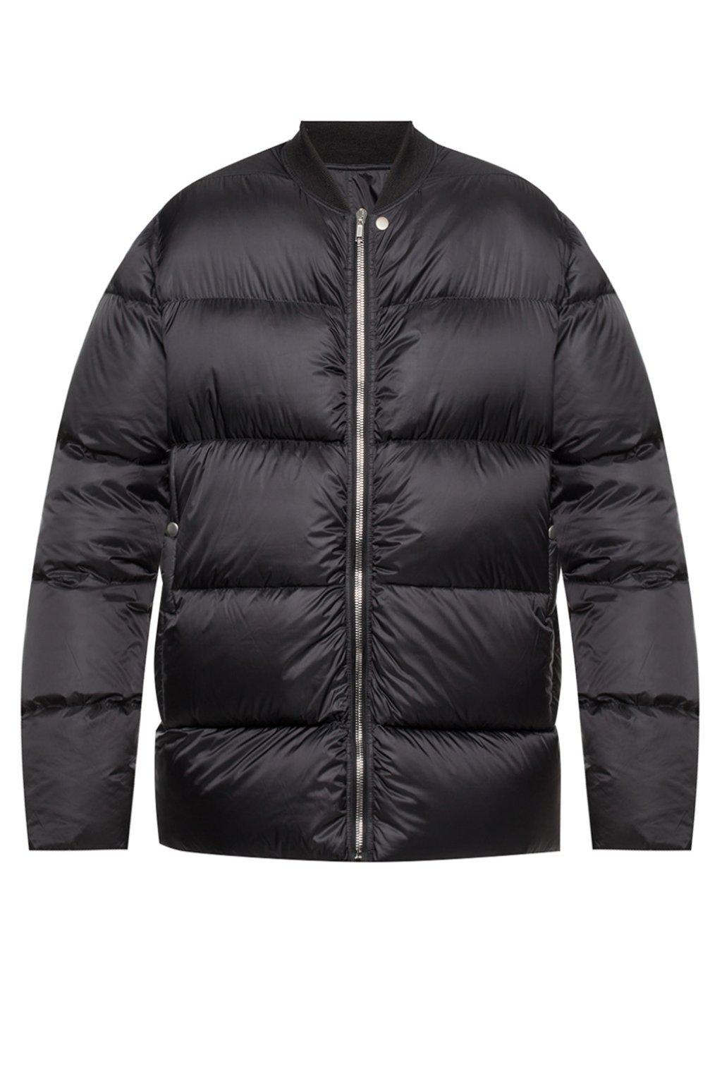 Rick Owens Synthetic Quilted Down Jacket in Black for Men - Lyst