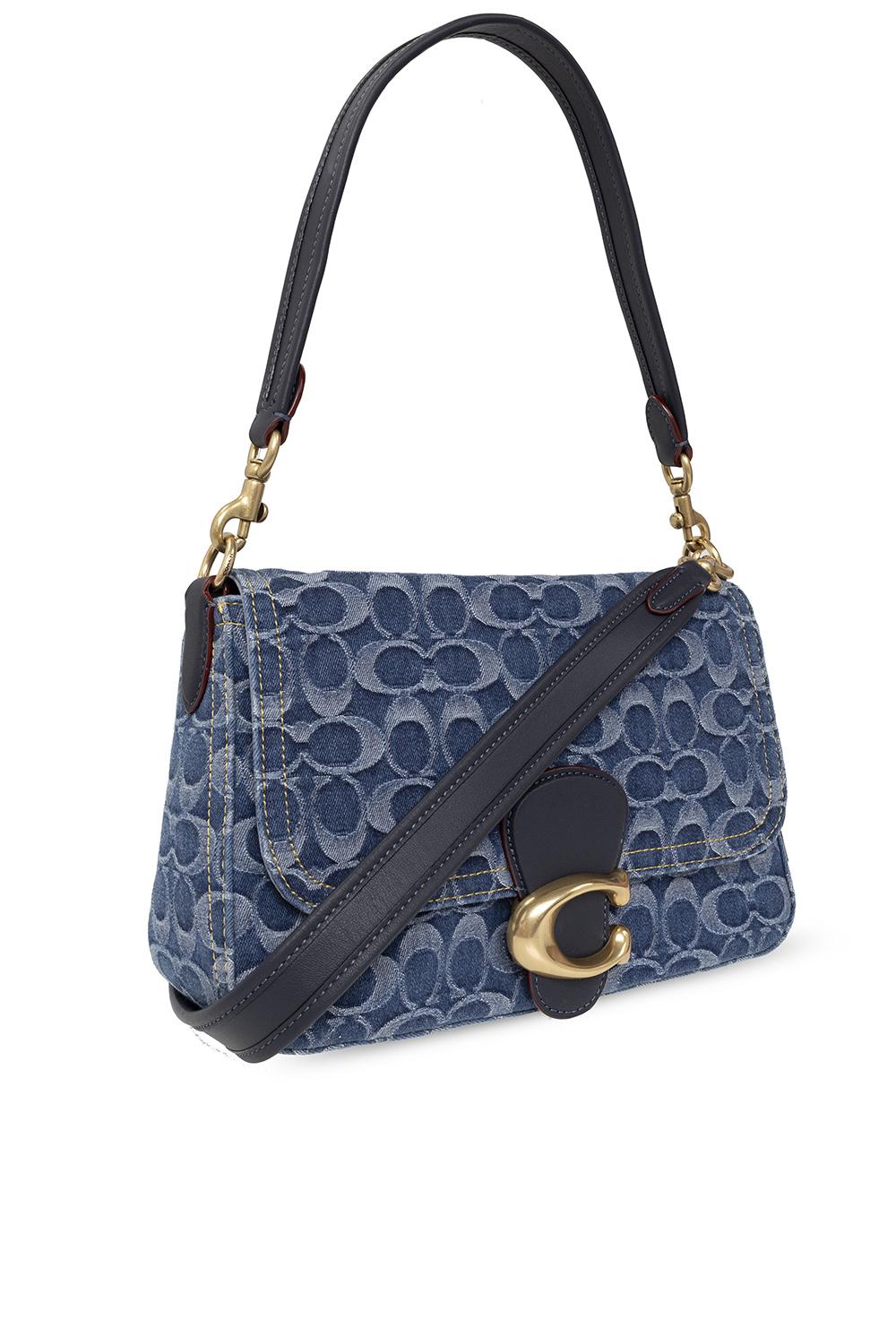 COACH 'soft Tabby' Shoulder Bag in Blue | Lyst