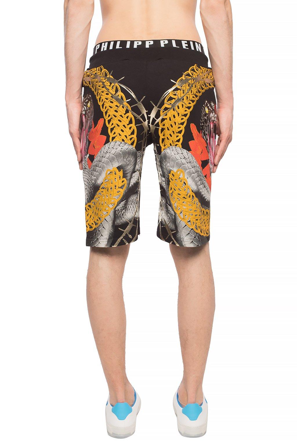 Philipp Plein Cotton Patterned Shorts Multicolour for Men - Lyst