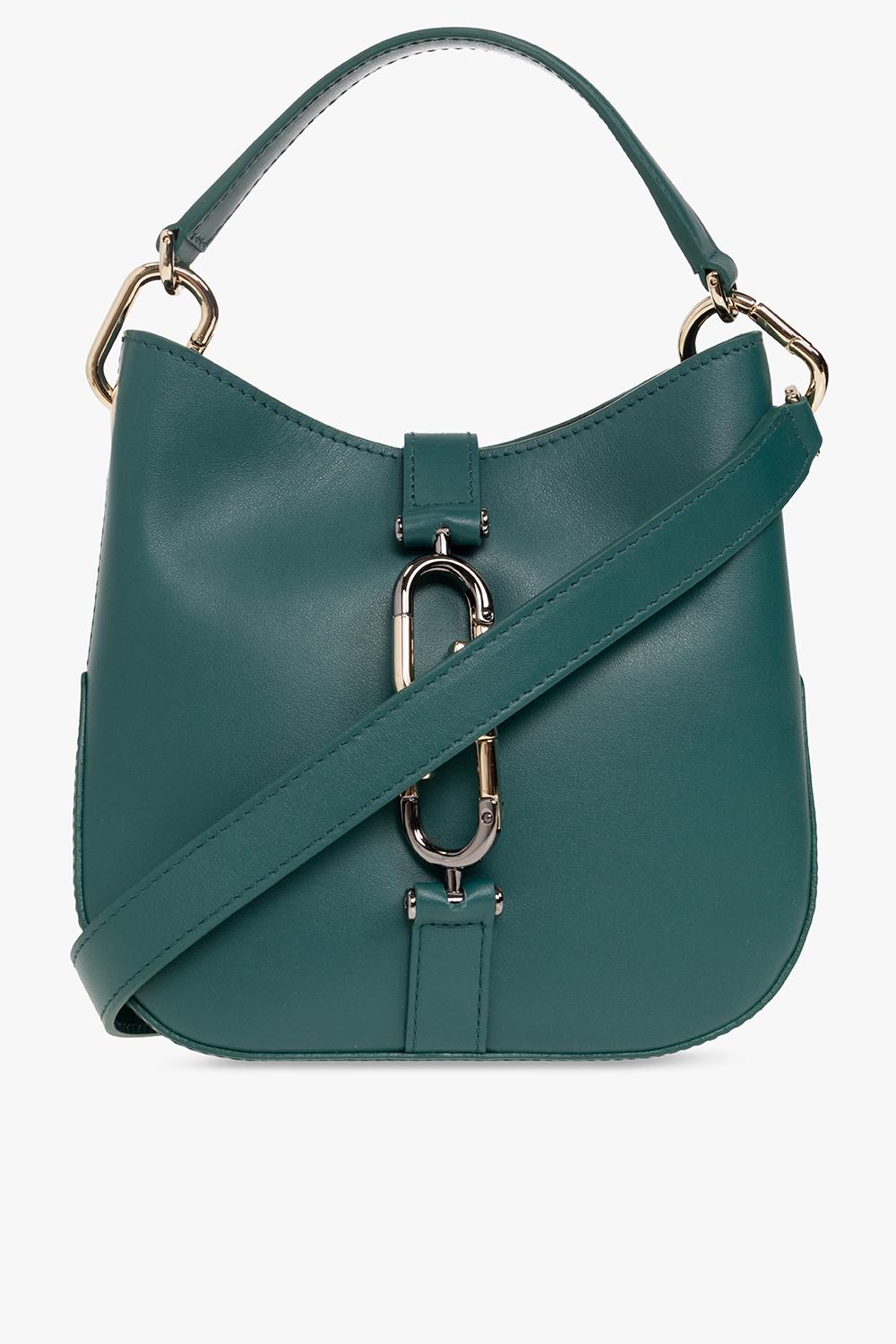 Furla Leather 'sirena Mini' Hobo Bag in Green | Lyst