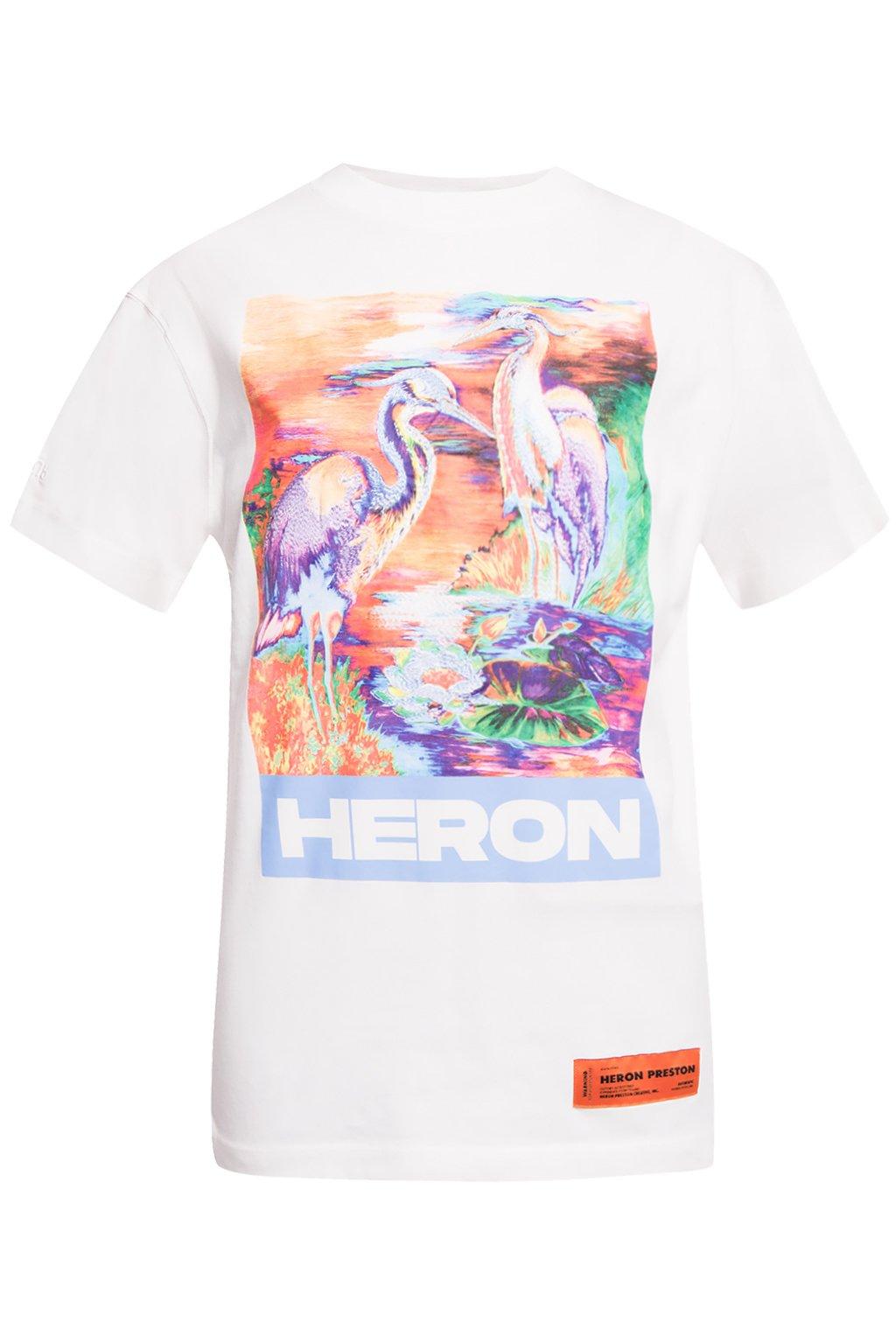 heron preston logo t shirt