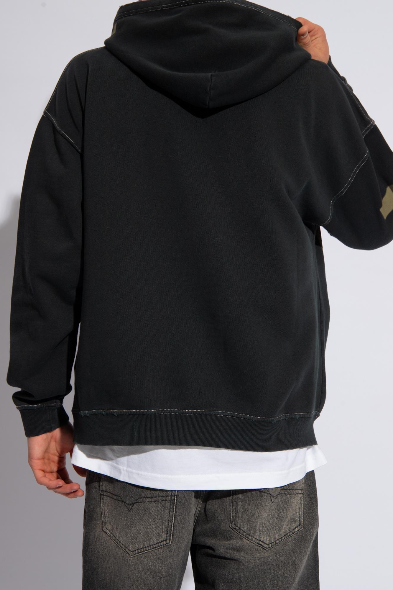 DIESEL 's-boxt' Hoodie, in Black for Men | Lyst