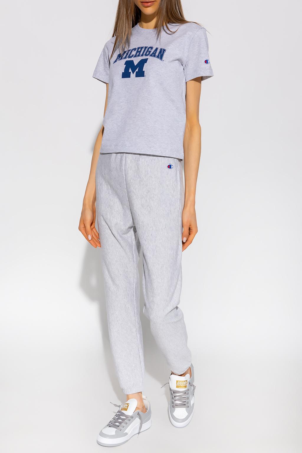 champion sweatpants with logo