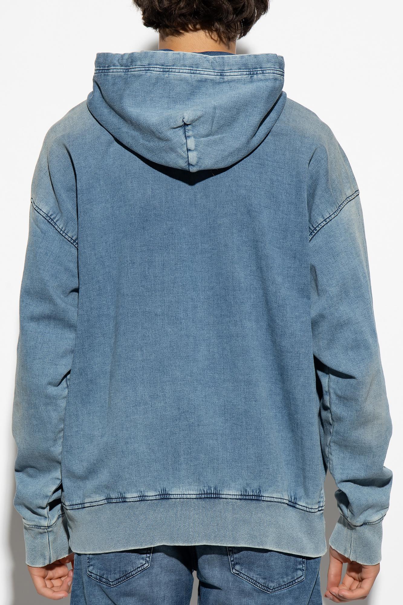 DIESEL 'D-Um-Rib-Ne' Hoodie, ' in Blue for Men | Lyst UK