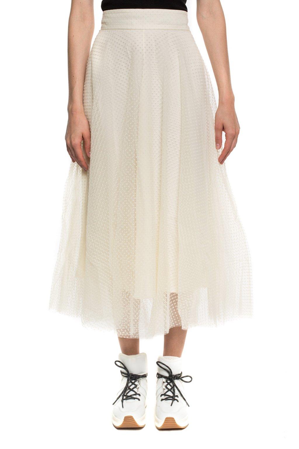 Zimmermann Tulle Skirt in Cream (Natural) - Lyst