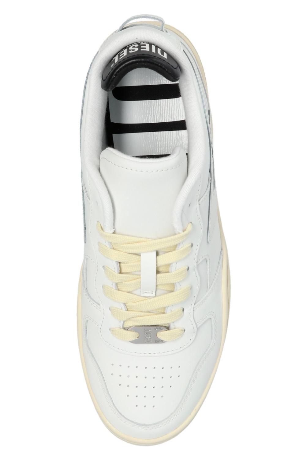 DIESEL Leather 's-ukiyo' Sneakers in White for Men | Lyst