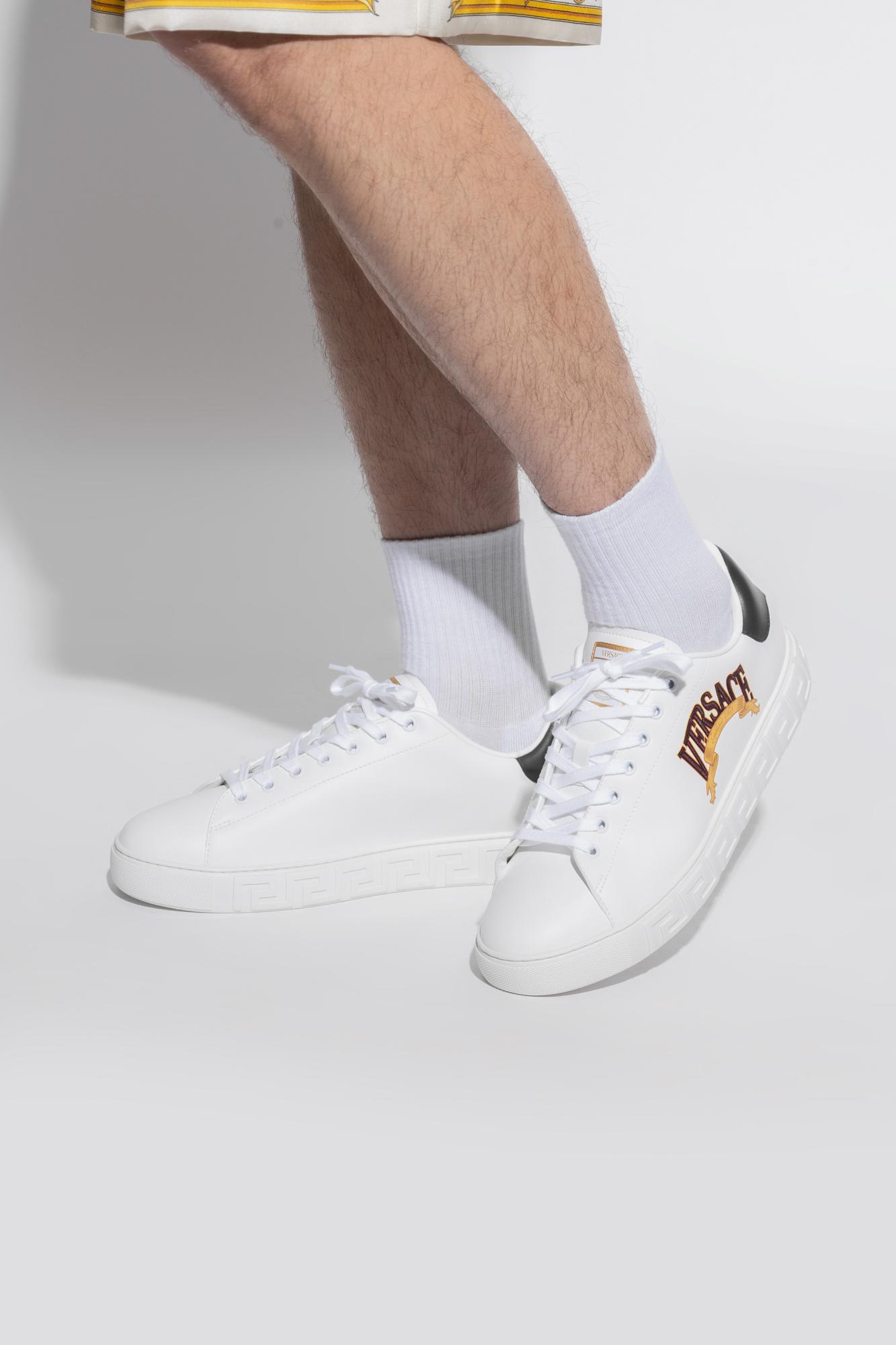 Versace White Embroidered Shoes GIANNI VERSACE COUTURE WHITE