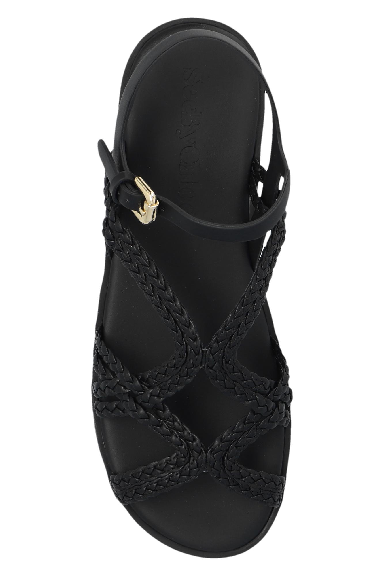 See By Chloé 'sansa' Sandals, in Black | Lyst