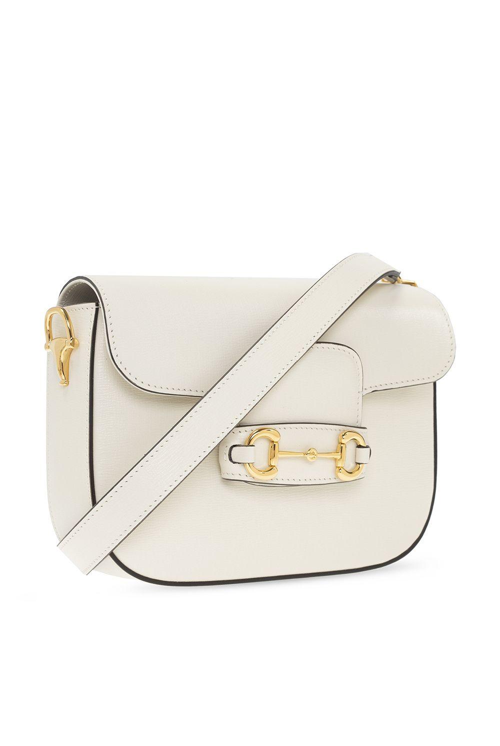 Gucci 'horsebit 1955 Mini' Shoulder Bag in White