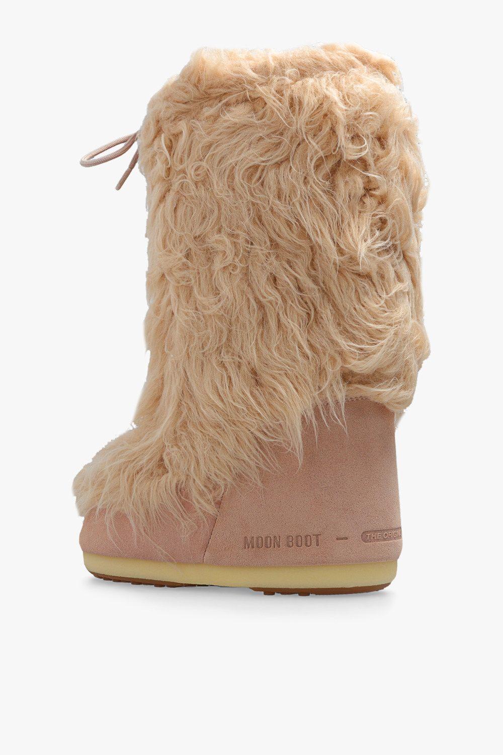 Moon Boot 'icon Yeti' Snow Boots in Brown | Lyst