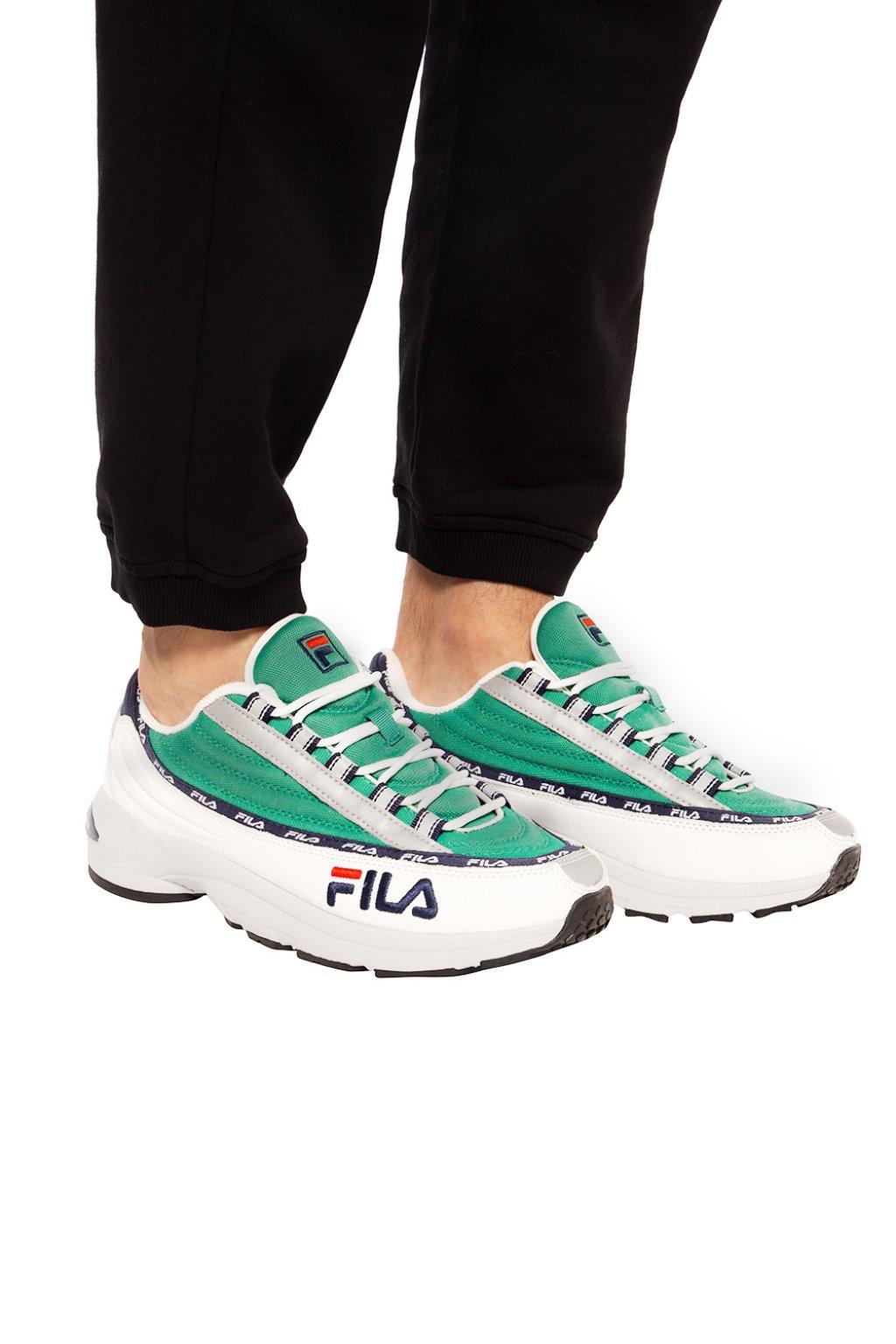 Fila Leather 'dstr97' Sneakers in Green for Men - Lyst