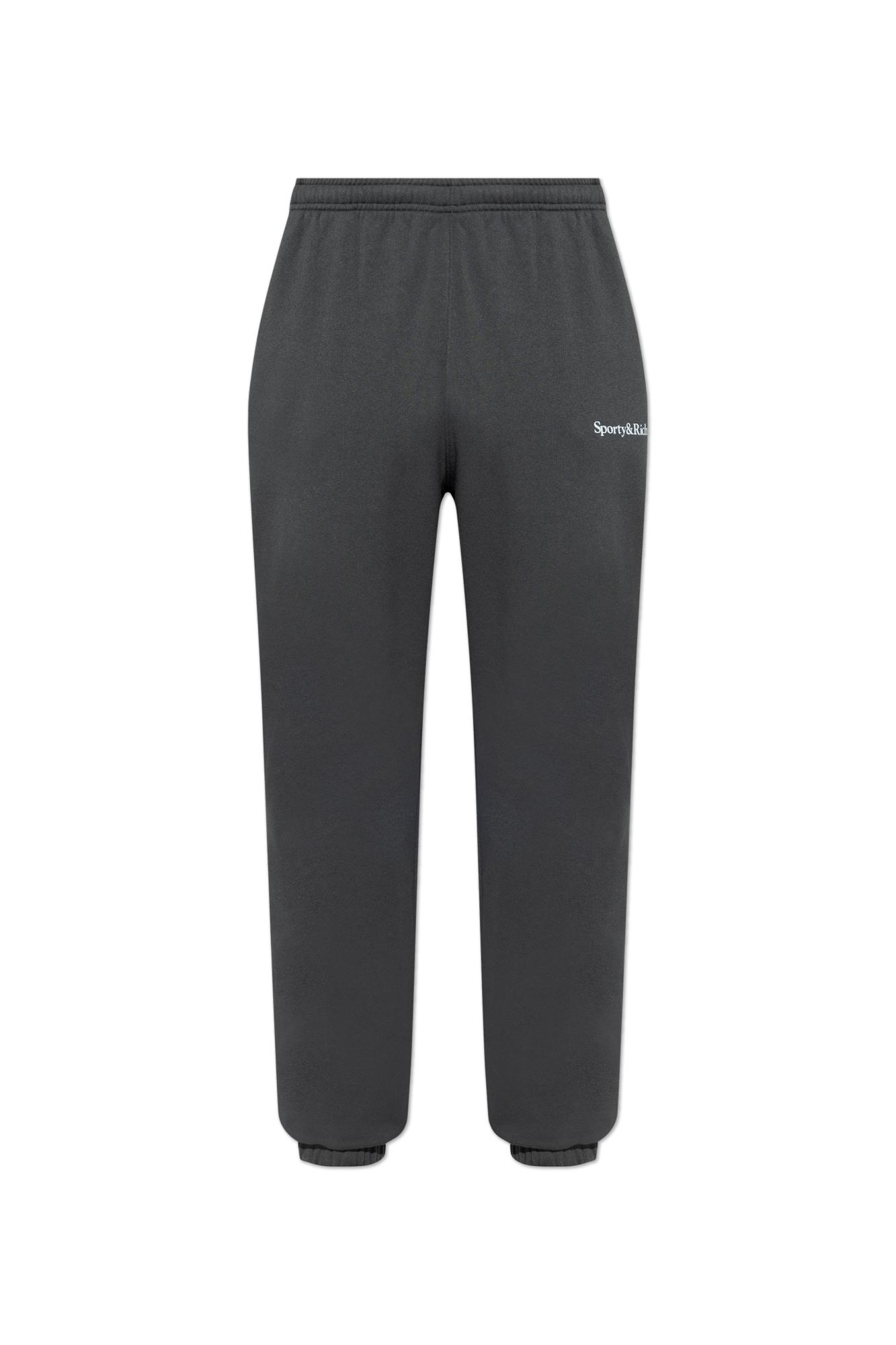 ボトムスその他 Sporty & Rich Logo Print Jogger Pants Heather Grey SWAW2312H S&R Sweatpants - Heather Gray/Navy – Sporty & Rich