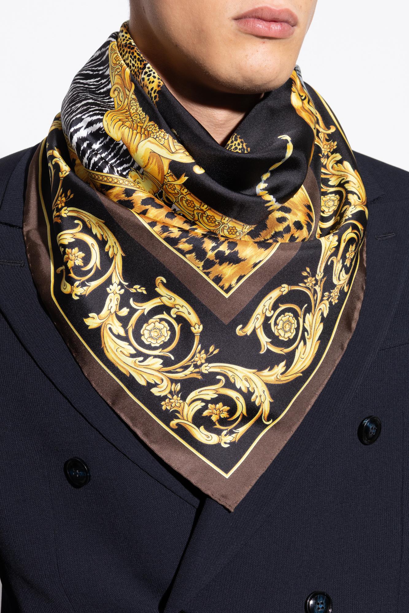 スカーフ VERSACE SCARF (10015991A06728 5P740) Women's Designer Silk and Knit Scarves, Foulards | VERSACE US