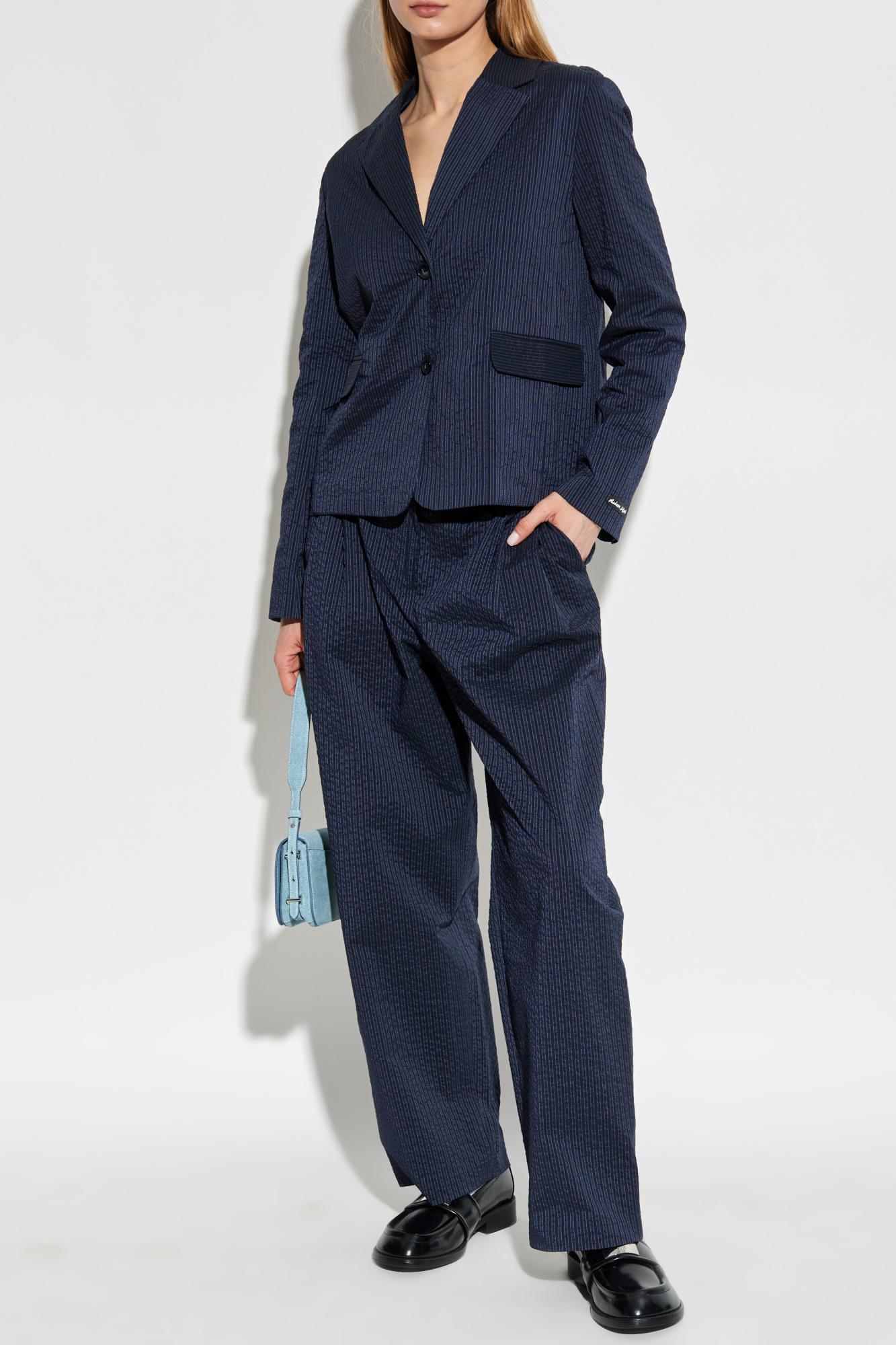 パンツ MAISON KITSUNE Women Straight Pants NW01116WW50230039 Blue ow01130ww0081-p470_11.jpg