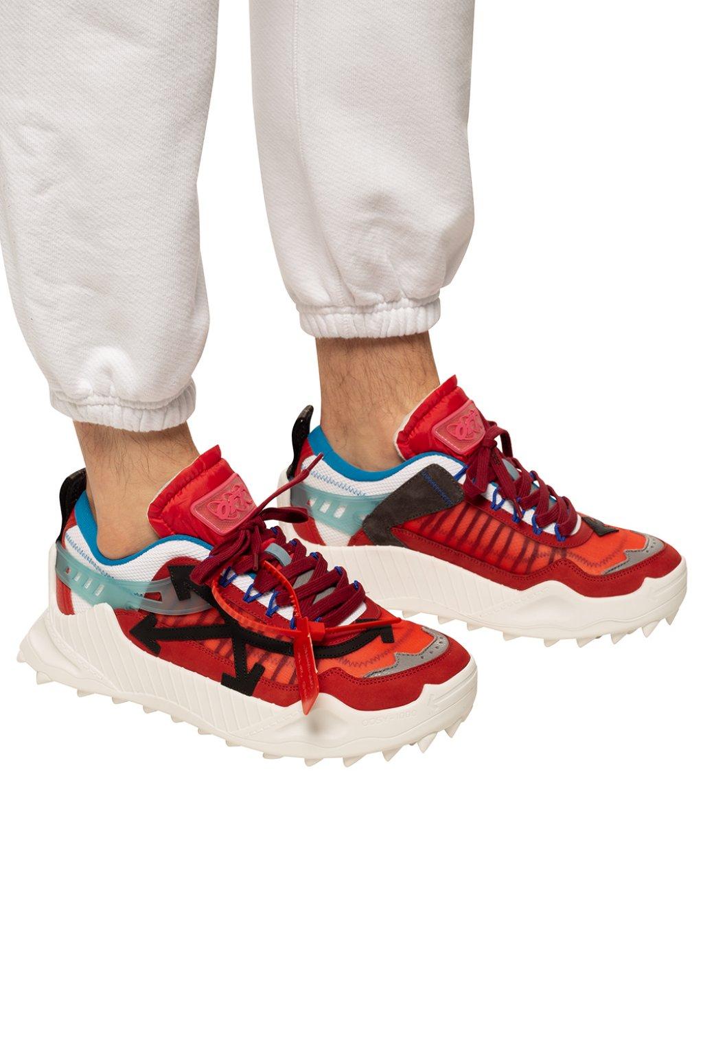 Off-White c/o Virgil Abloh Odsy-1000 Sneakers in Red for Men - Lyst
