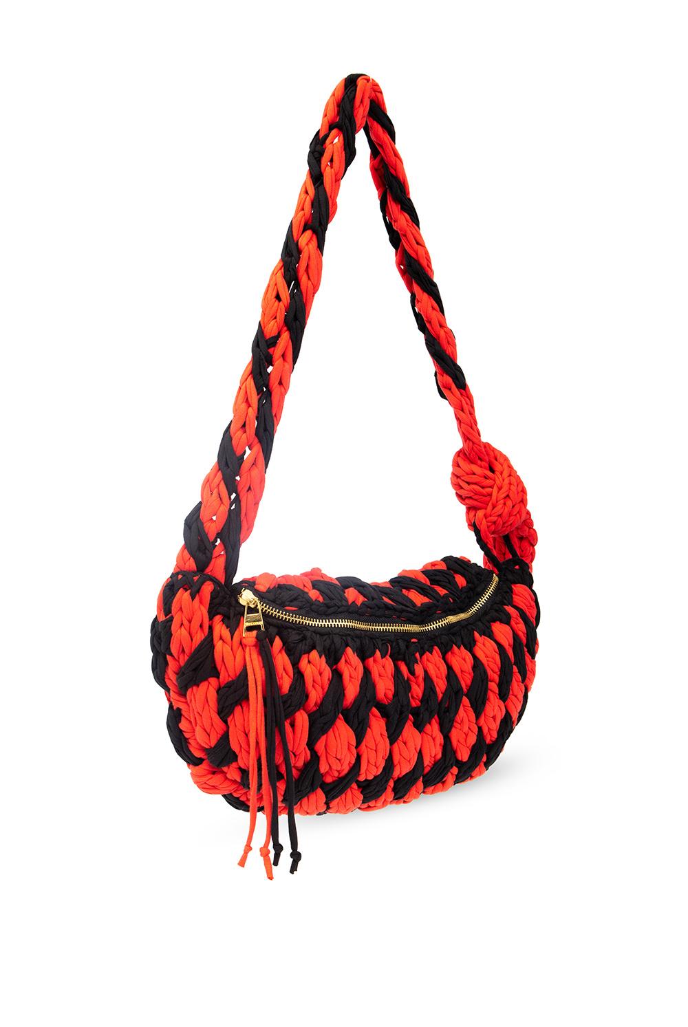 JW Anderson 'knitted' Belt Bag in Red | Lyst