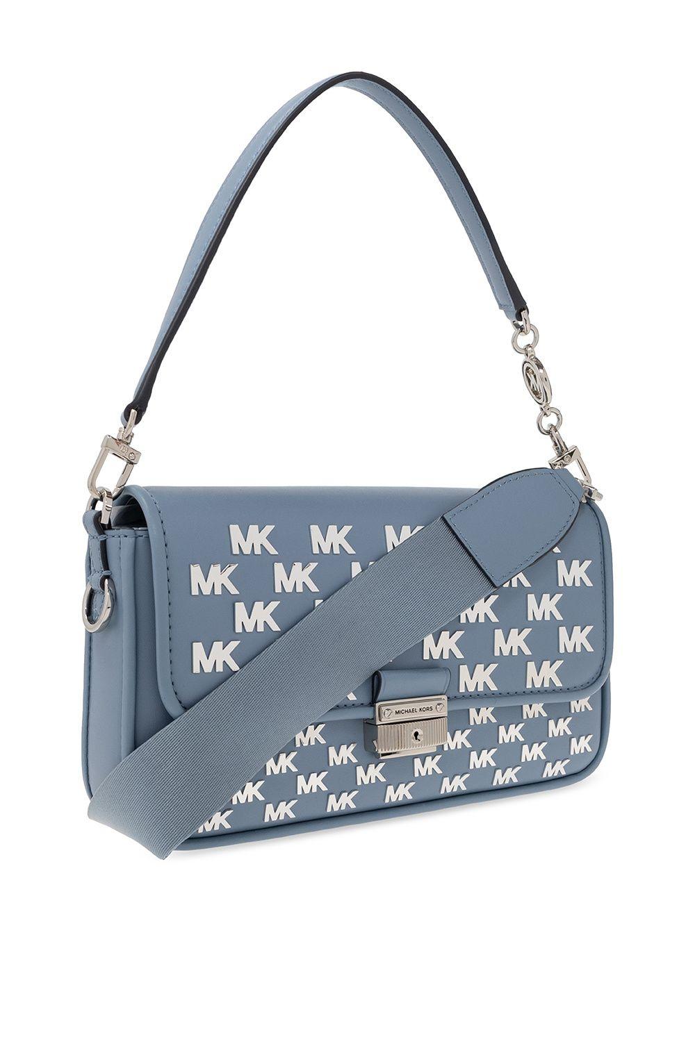 Michael Kors Pale Blue Soho Small Quilted Leather Shoulder Bag