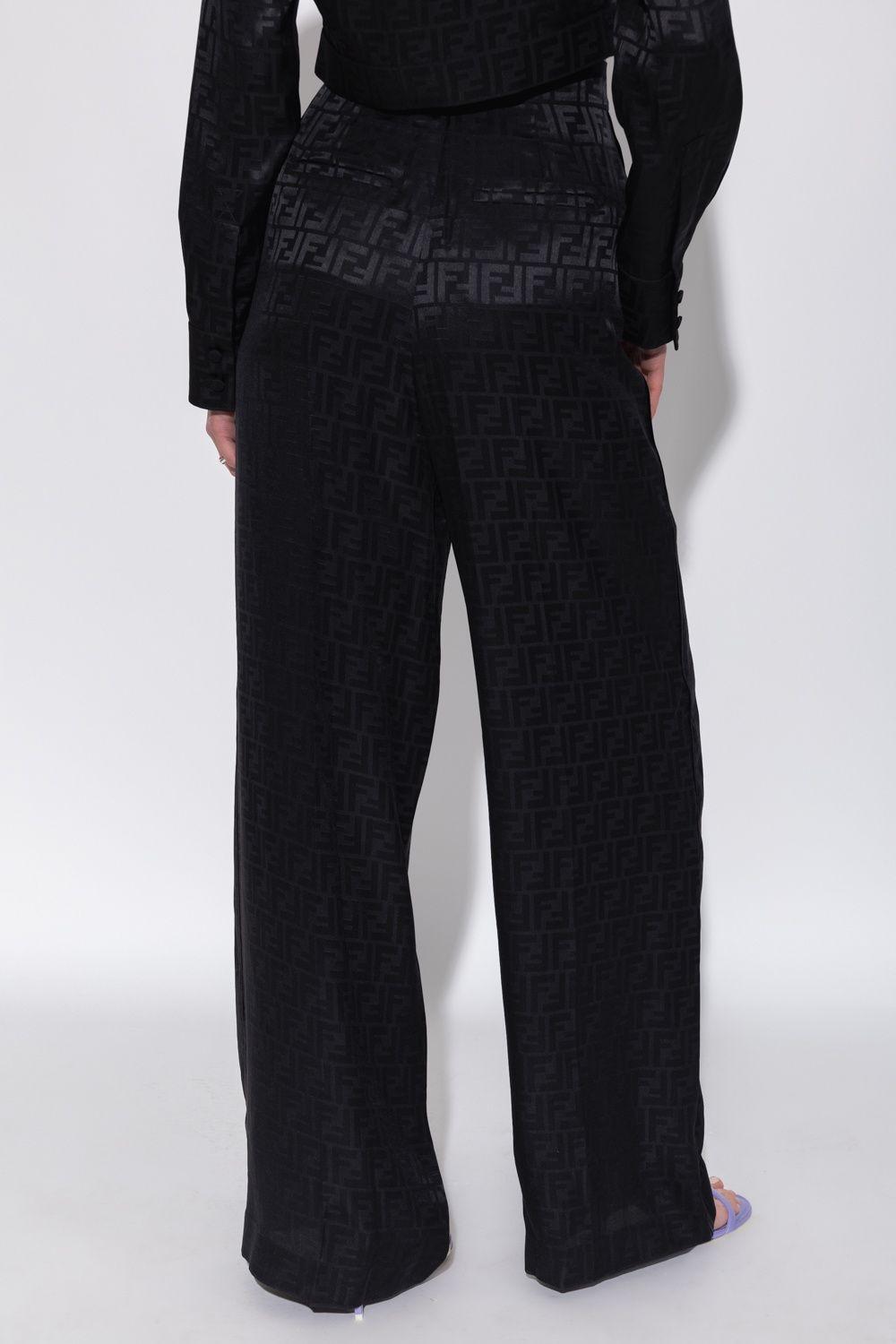 Black top fendi pants