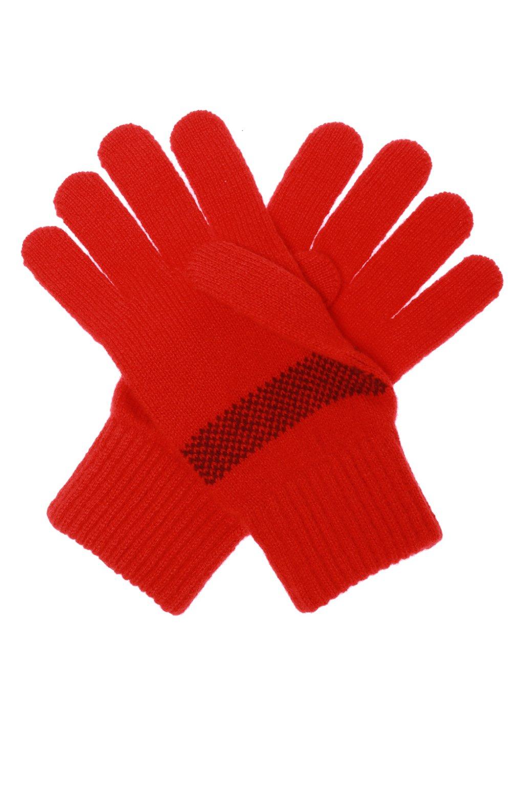 Paul Smith Wool Gloves in Red - Lyst