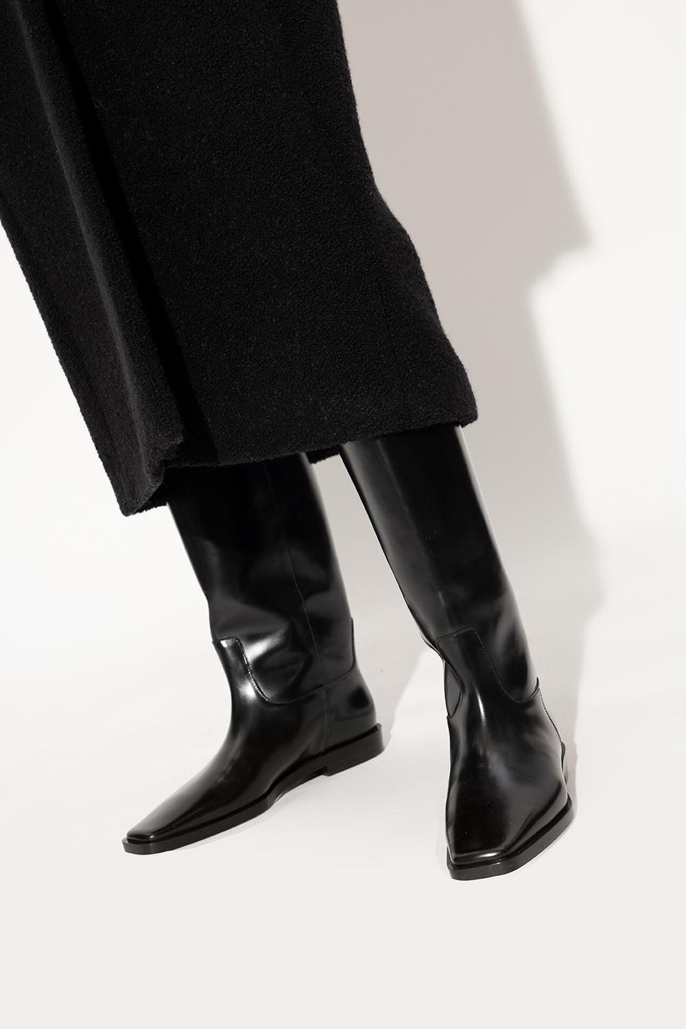 Totême 'the Riding' Boots in Black | Lyst