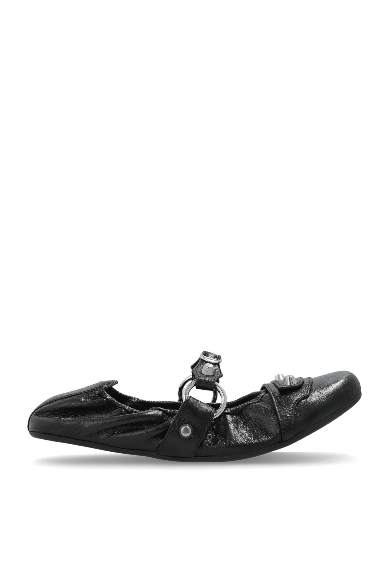 フラットシューズ Balenciaga Ballerinas Women's Anatomic Ballerina in Black | Balenciaga US