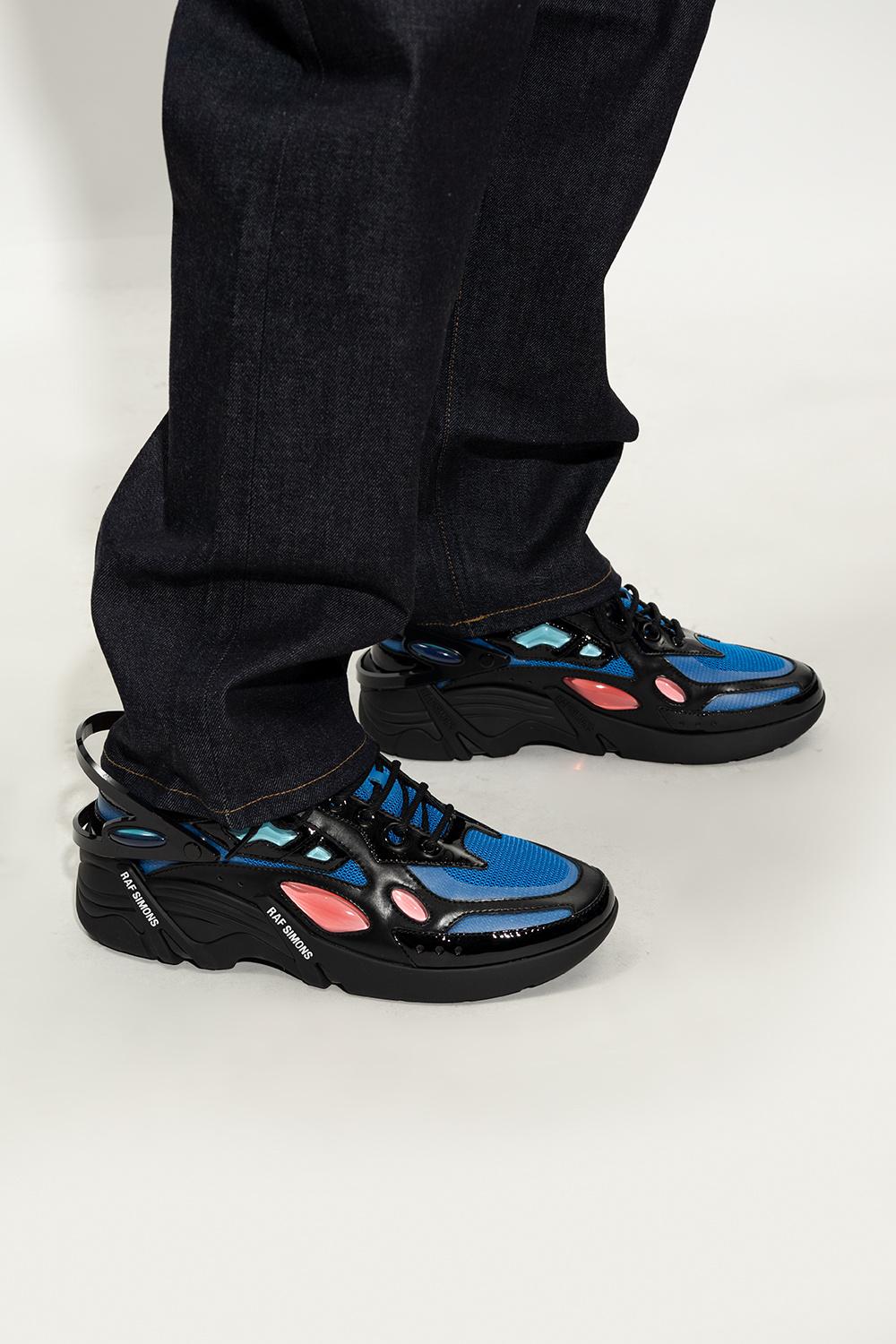 Raf Simons Leather 'cylon-21' Sneakers in Black for Men | Lyst