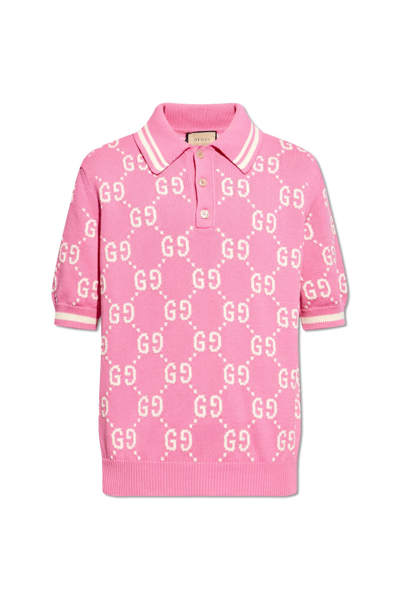 gucci-PINK-Polo-Shirt-With-