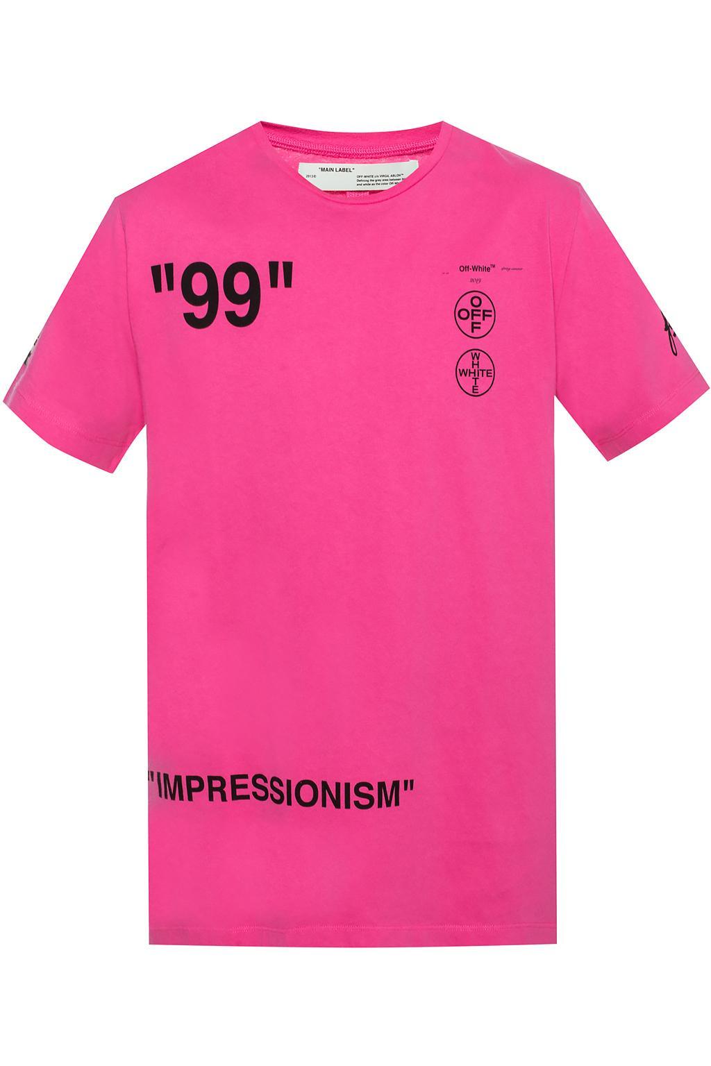 Virgil Abloh Boat T Shirt in Pink for Men |