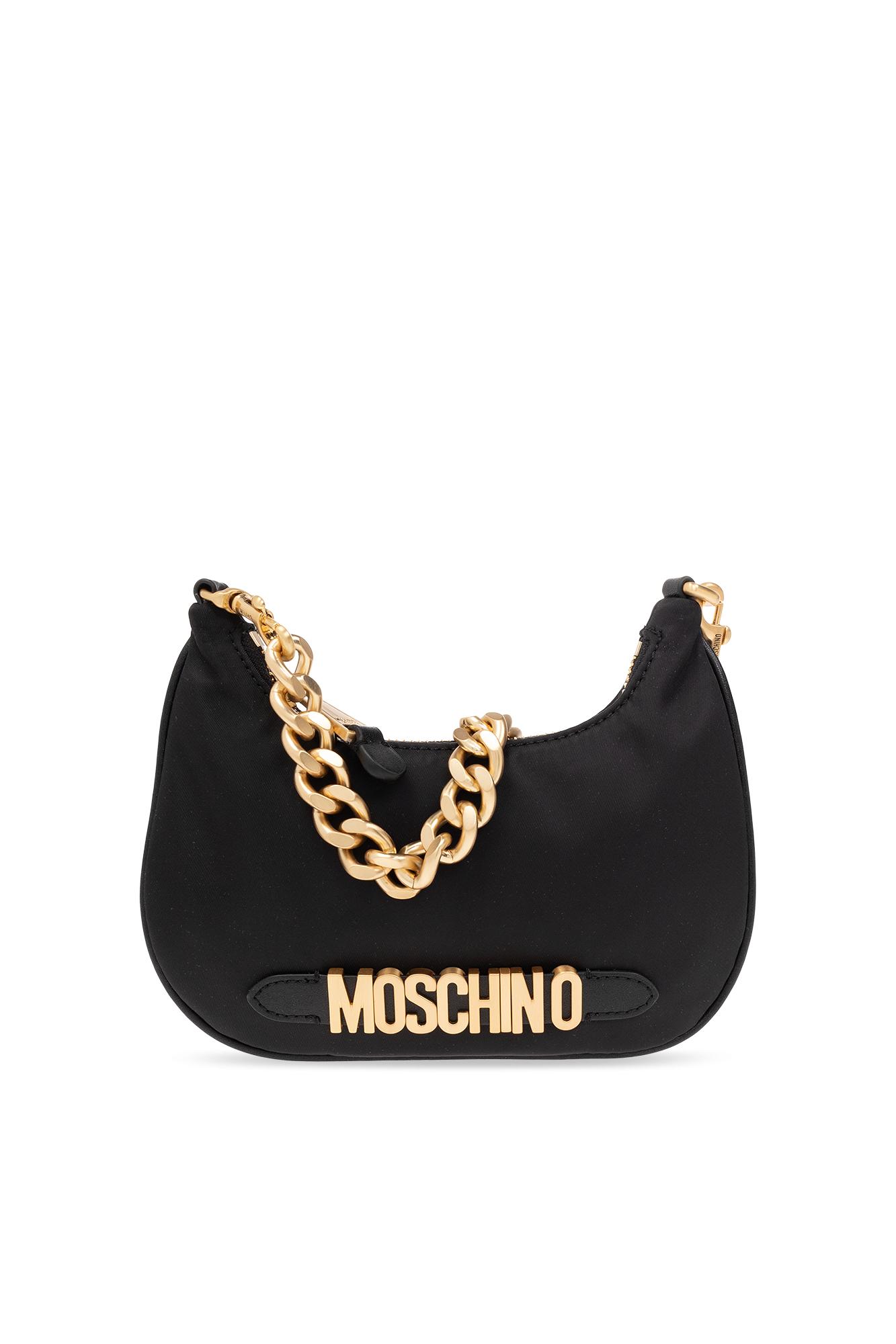 Moschino Shoulder Bag With Logo in Black Lyst