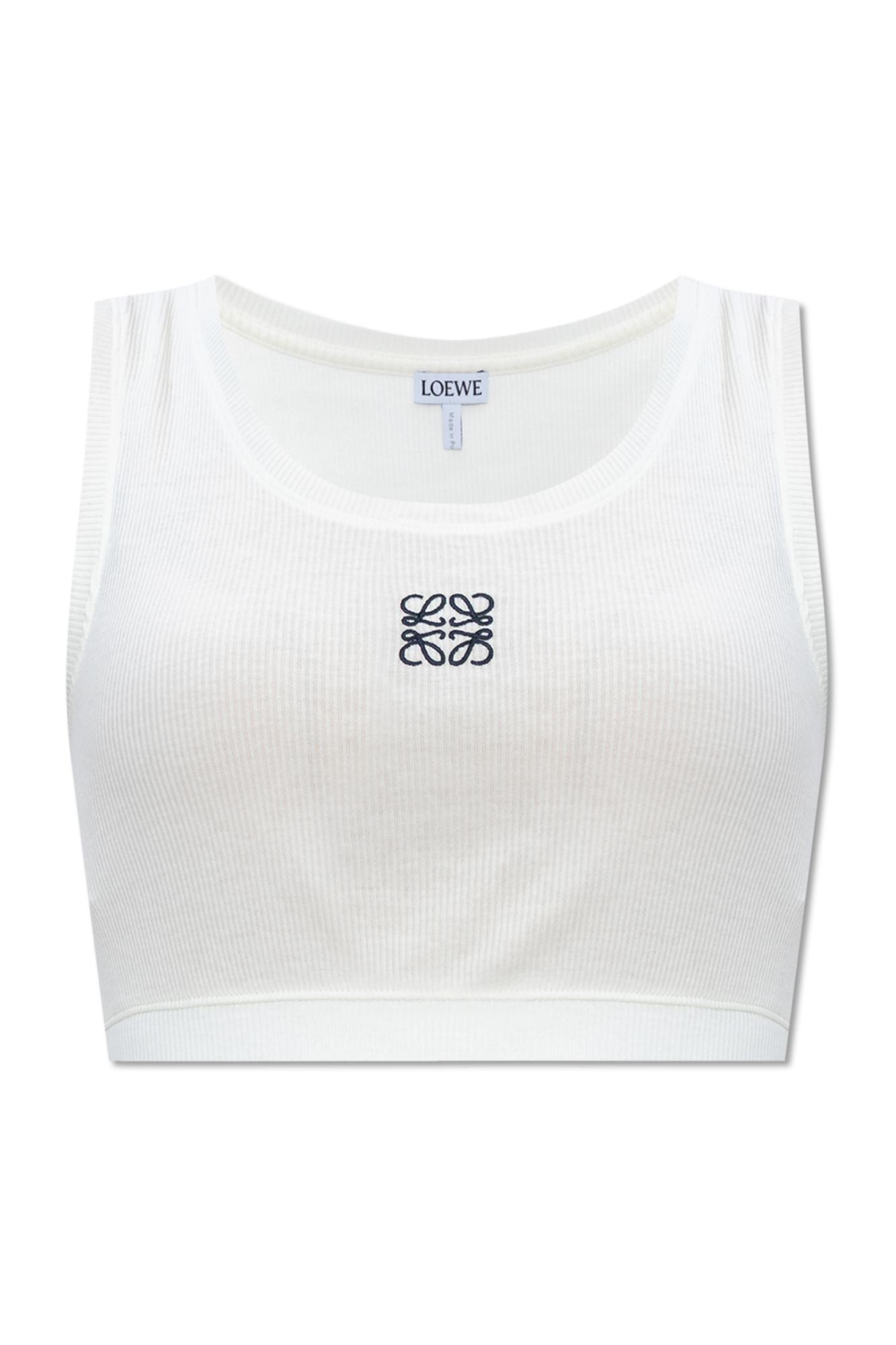 Loewe Top With Logo, ' in White | Lyst