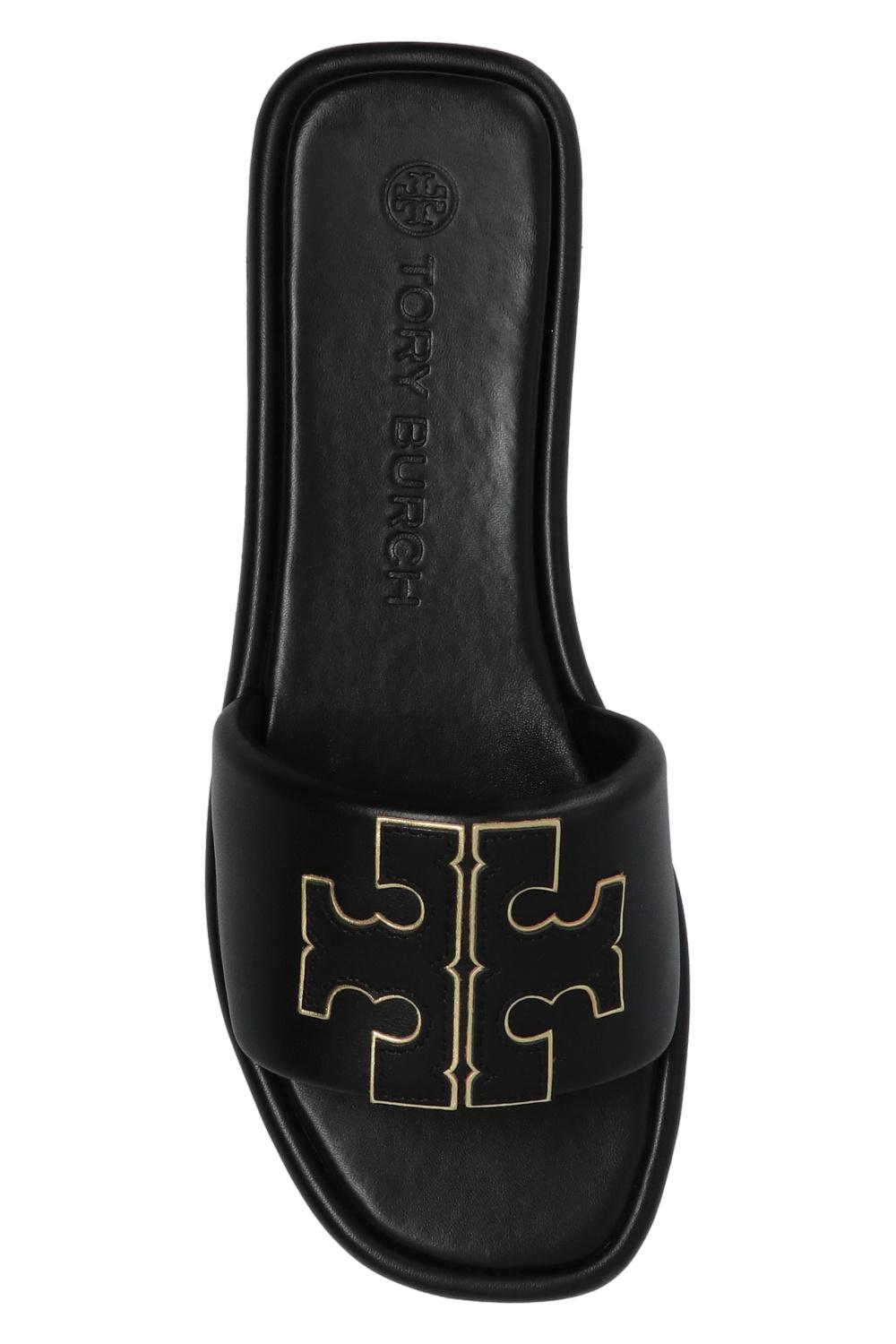 tory burch black slides
