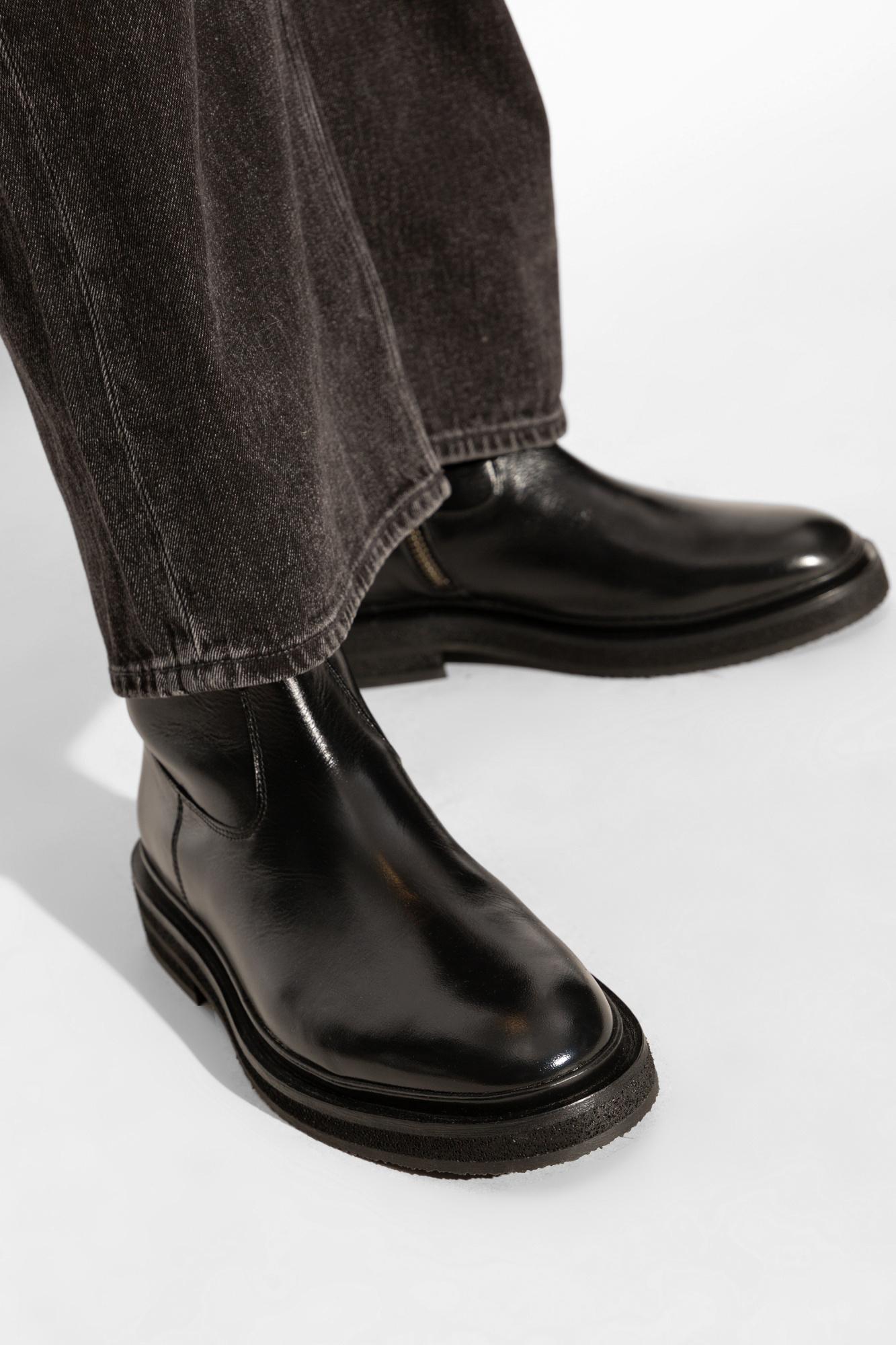 ALL Saints Men’s Beckworth Black Leather Boots AllSaints Beckett Chelsea Boot (Nordstrom Exclusive) (Men  main image 2