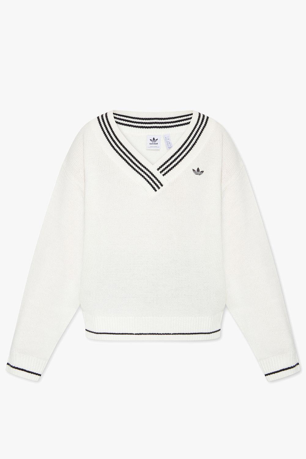 adidas Originals Sweater in White | Lyst