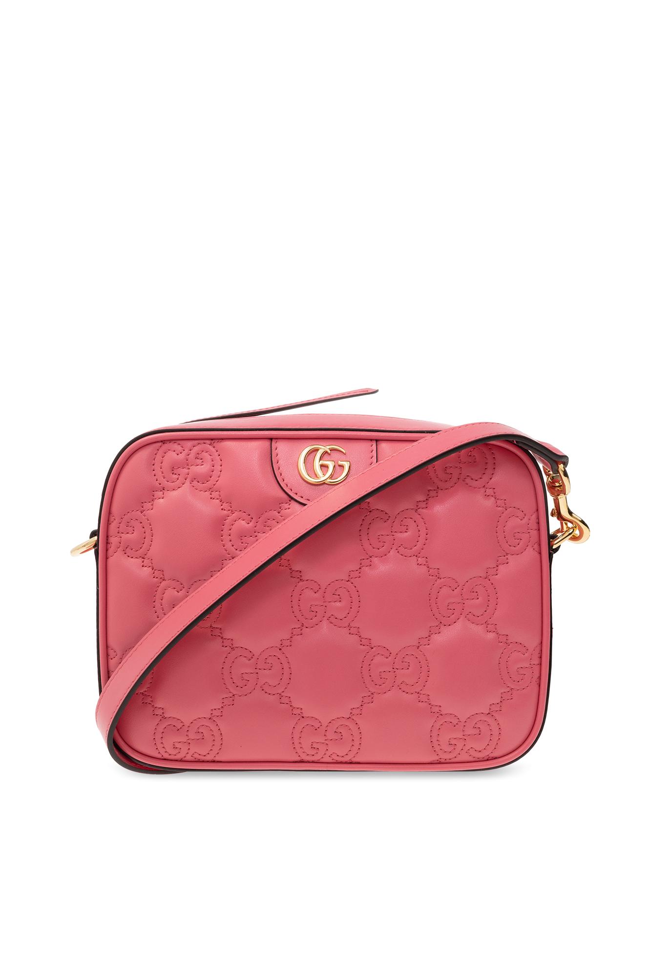 Gucci Quilted Shoulder Bag in Pink Lyst