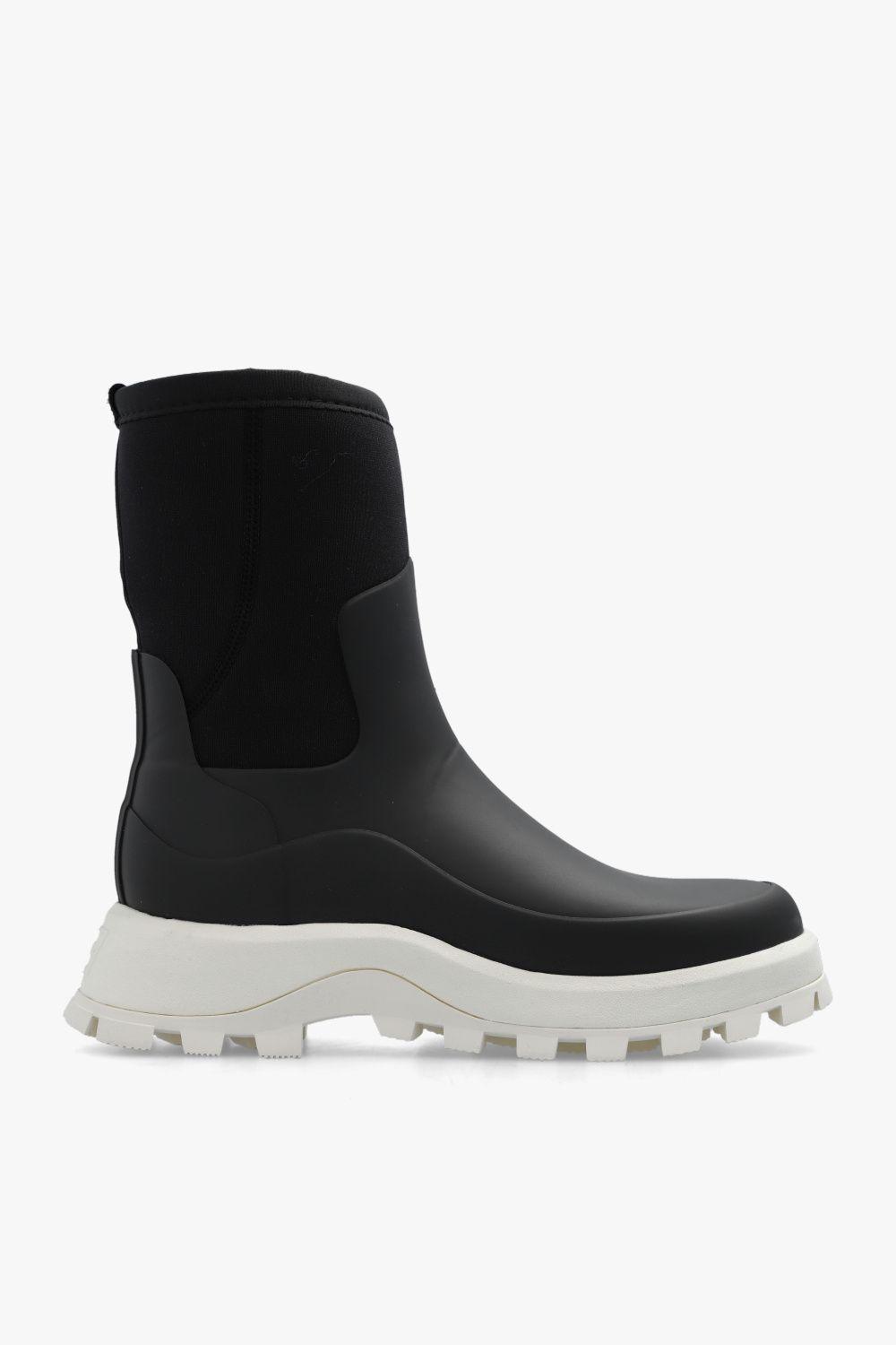 HUNTER 'city Explorer' Vegan Rain Boots in Black Lyst