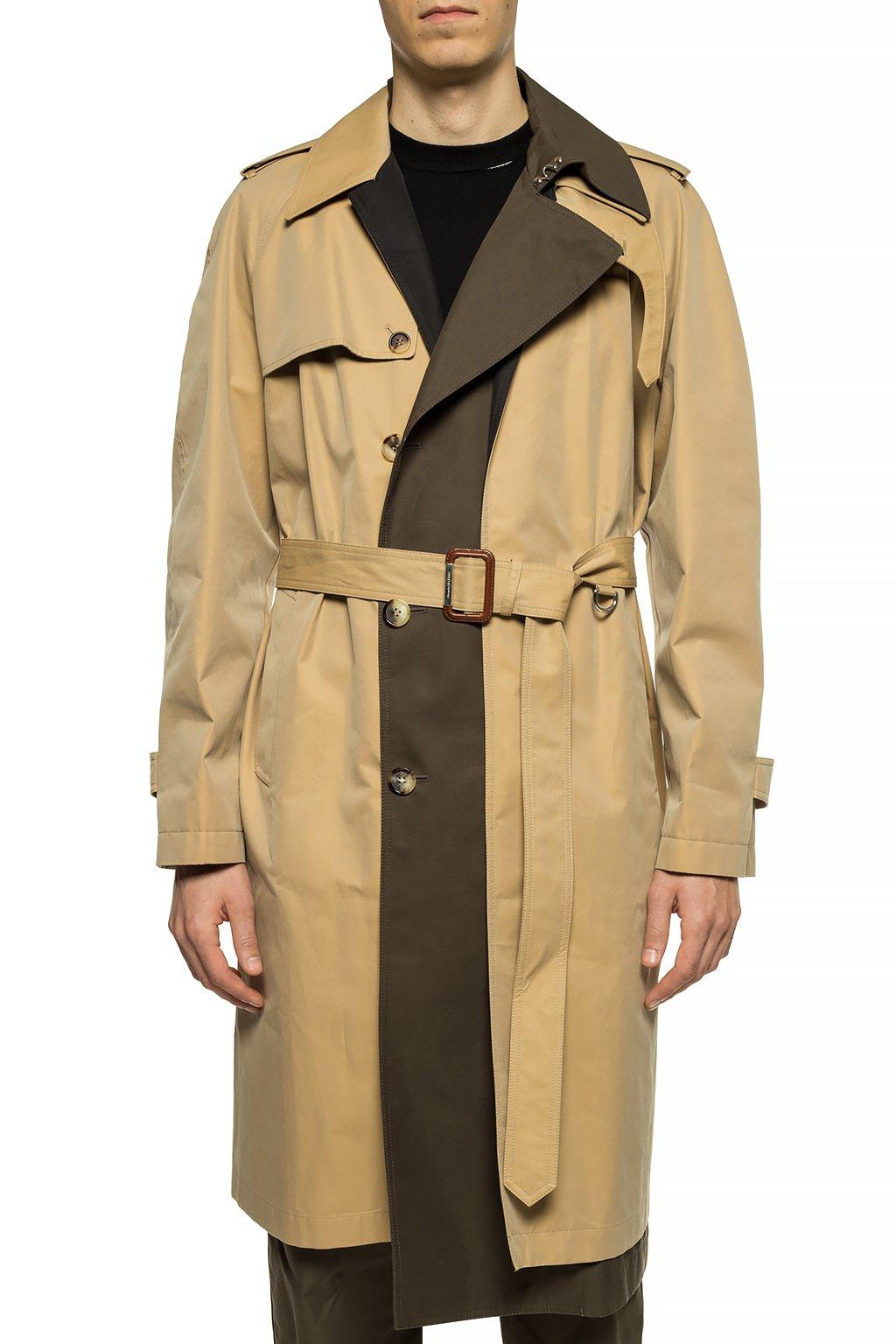Alexander McQueen Cotton Single-vented Trench Coat Beige in Natural for ...