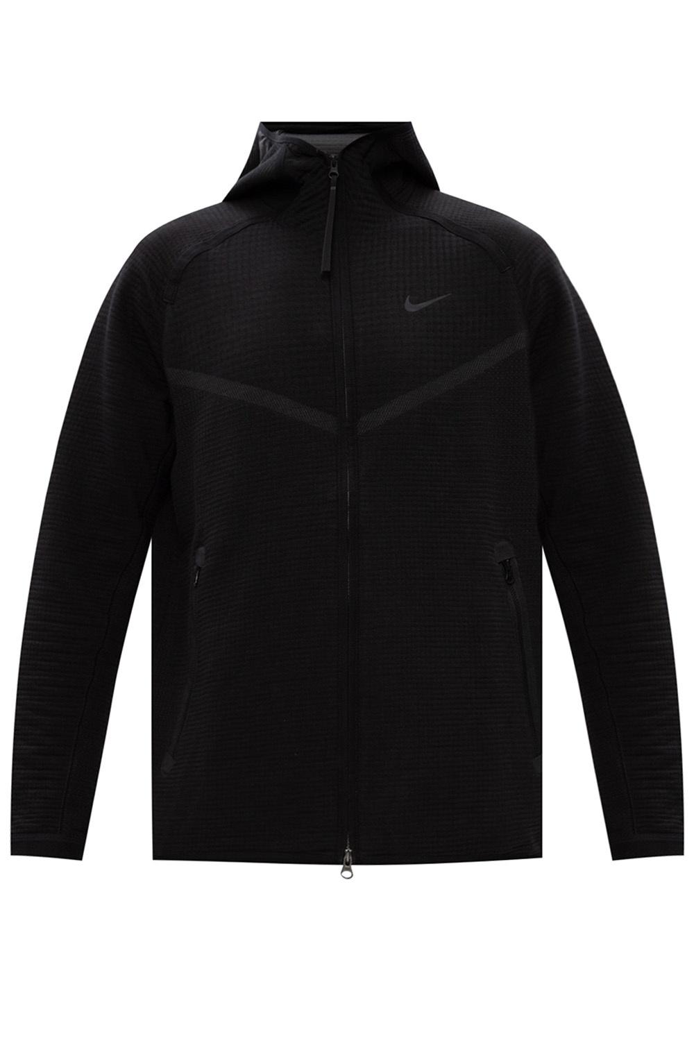 nike black zip up