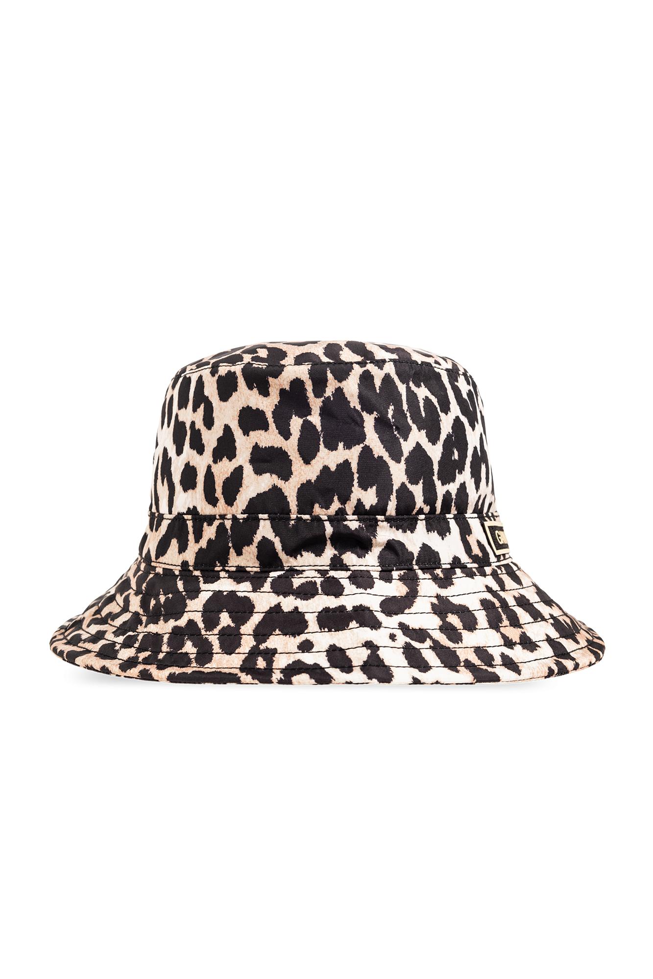 ハット GANNI WOOL HAT WITH LEOPARD PATTERN GANNI Leopard Print Baseball Cap | Shopbop
