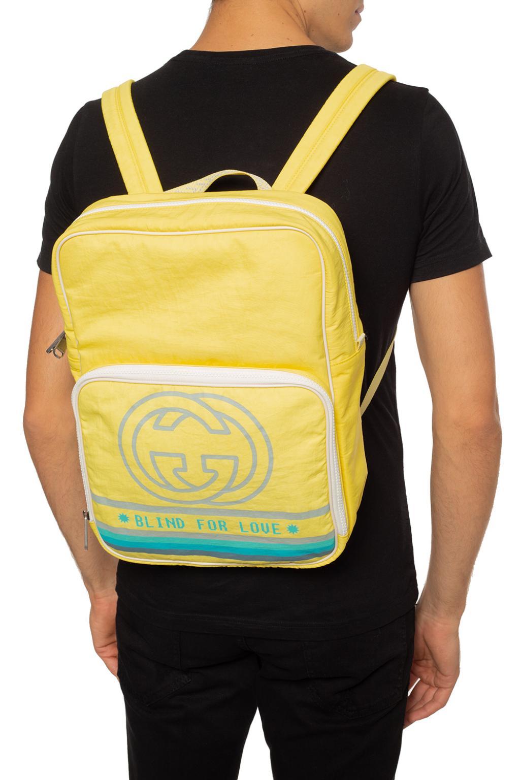 gucci backpack blind for love
