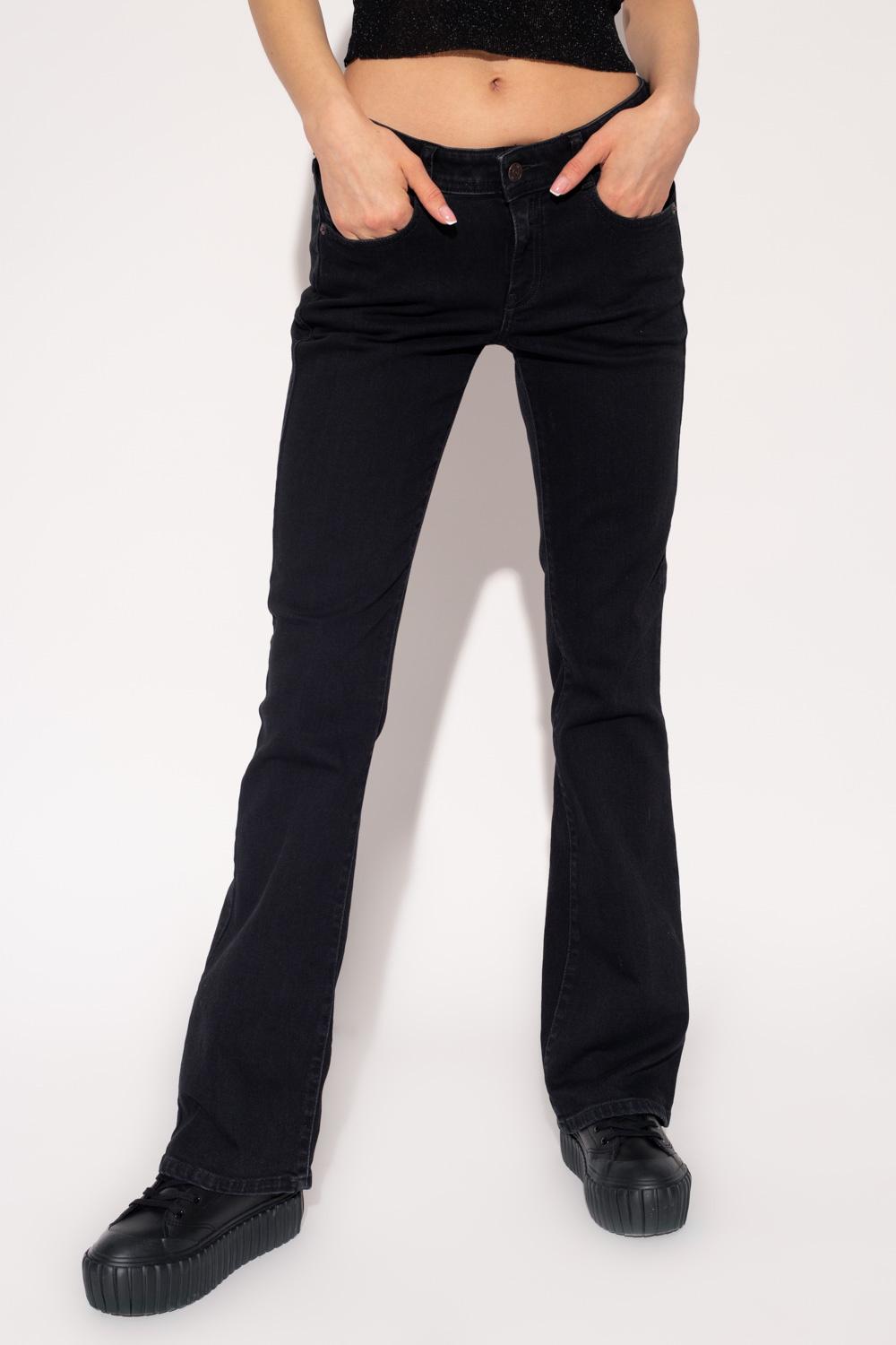 DIESEL '1969 D-ebbey' Bootcut Jeans in Black | Lyst