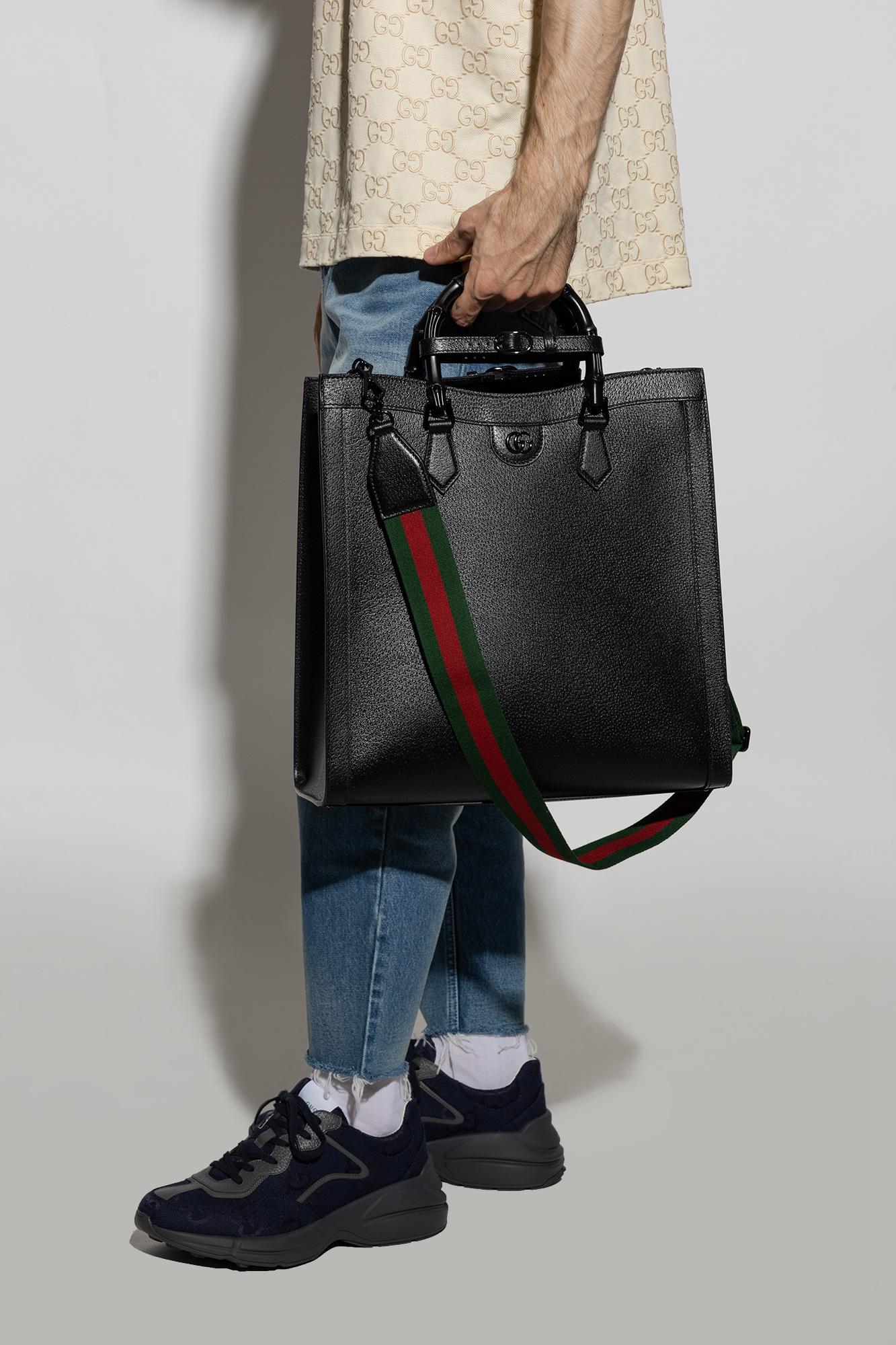 Gucci 'diona Large' Shoulder Bag in Black for Men | Lyst UK