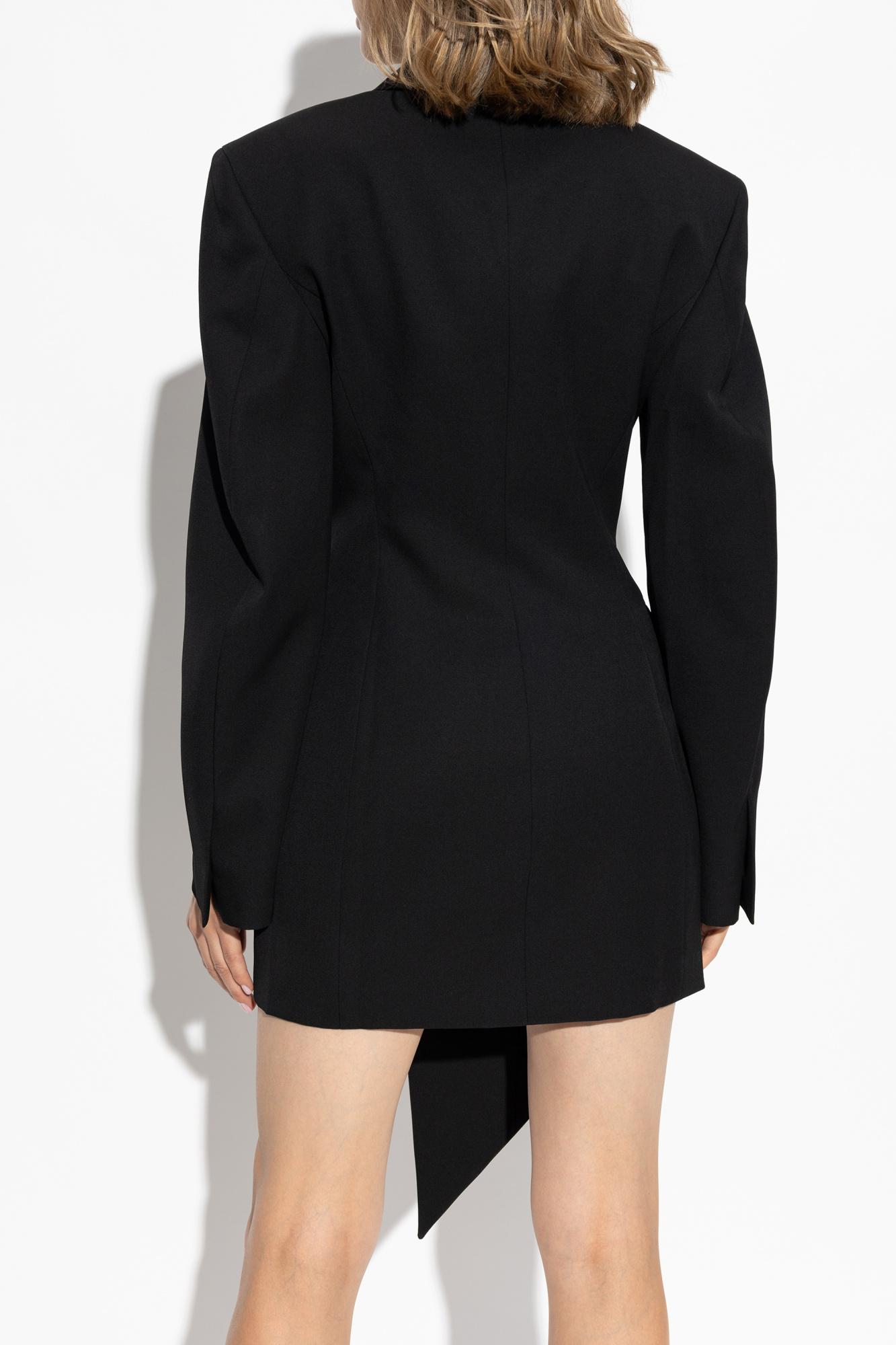 Alexander Wang Asymmetrical Blazer Dress in Black | Lyst