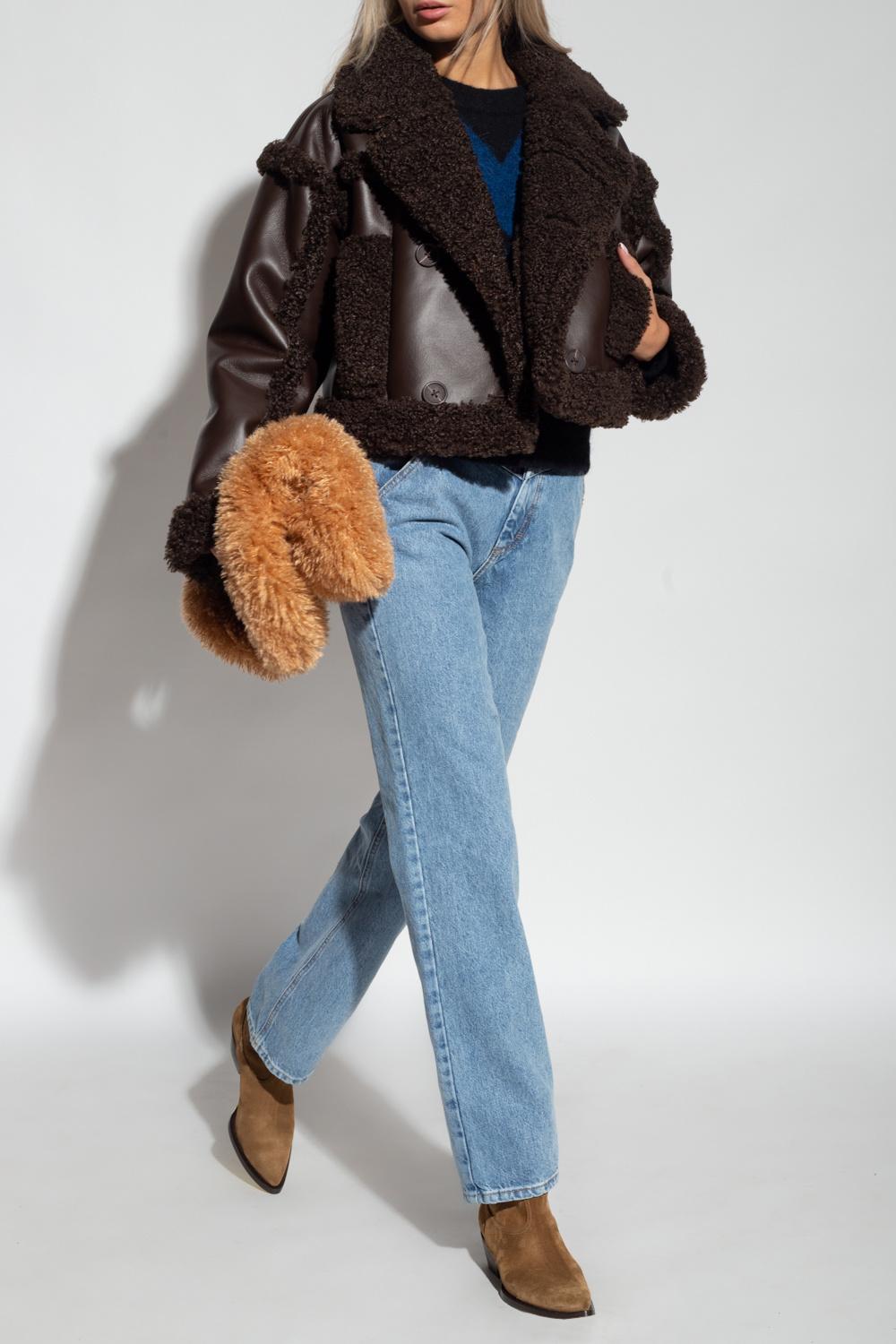 Stand Studio 'kristy' Jacket in Brown Lyst