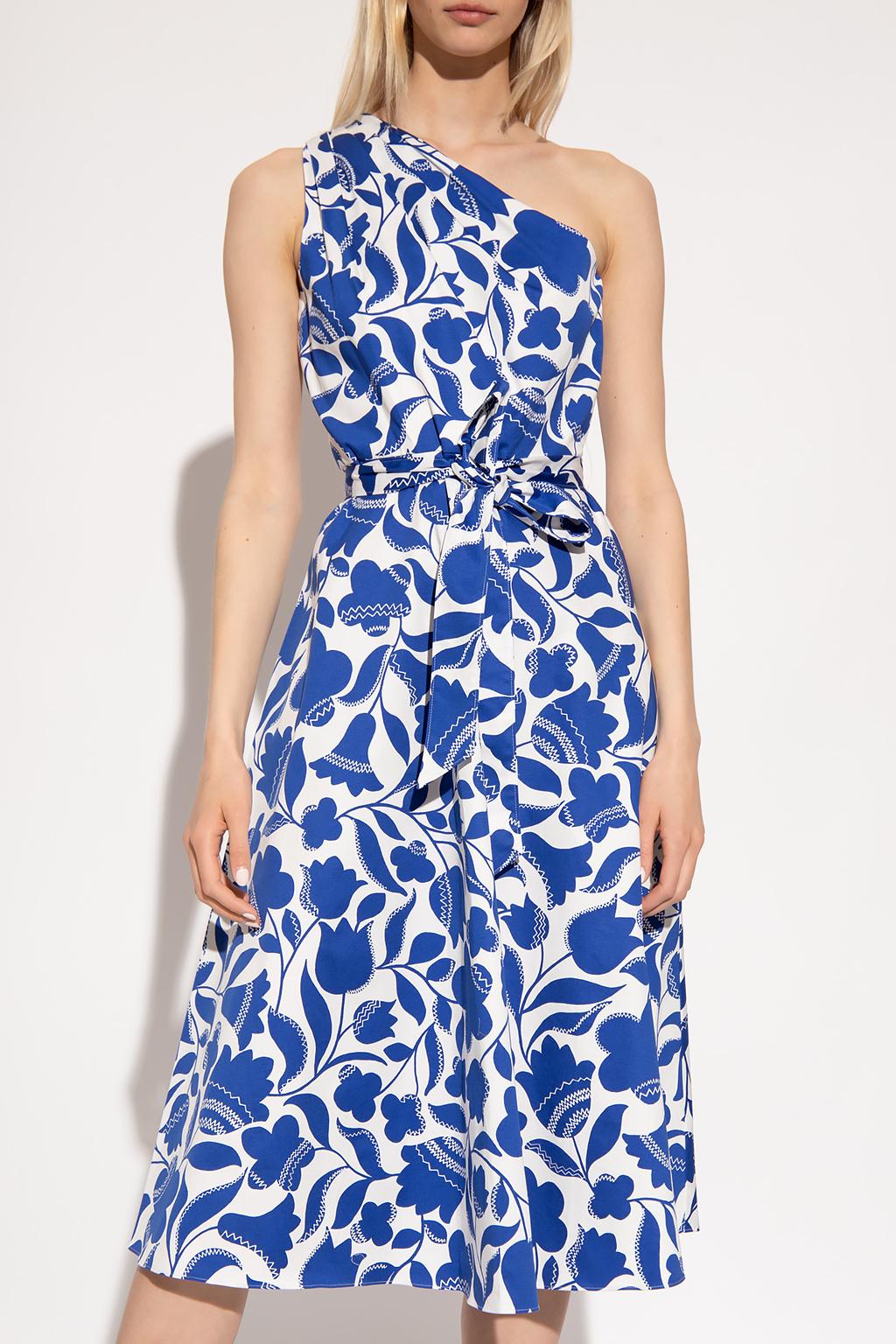 Kate Spade One-shoulder Dress in Blue | Lyst