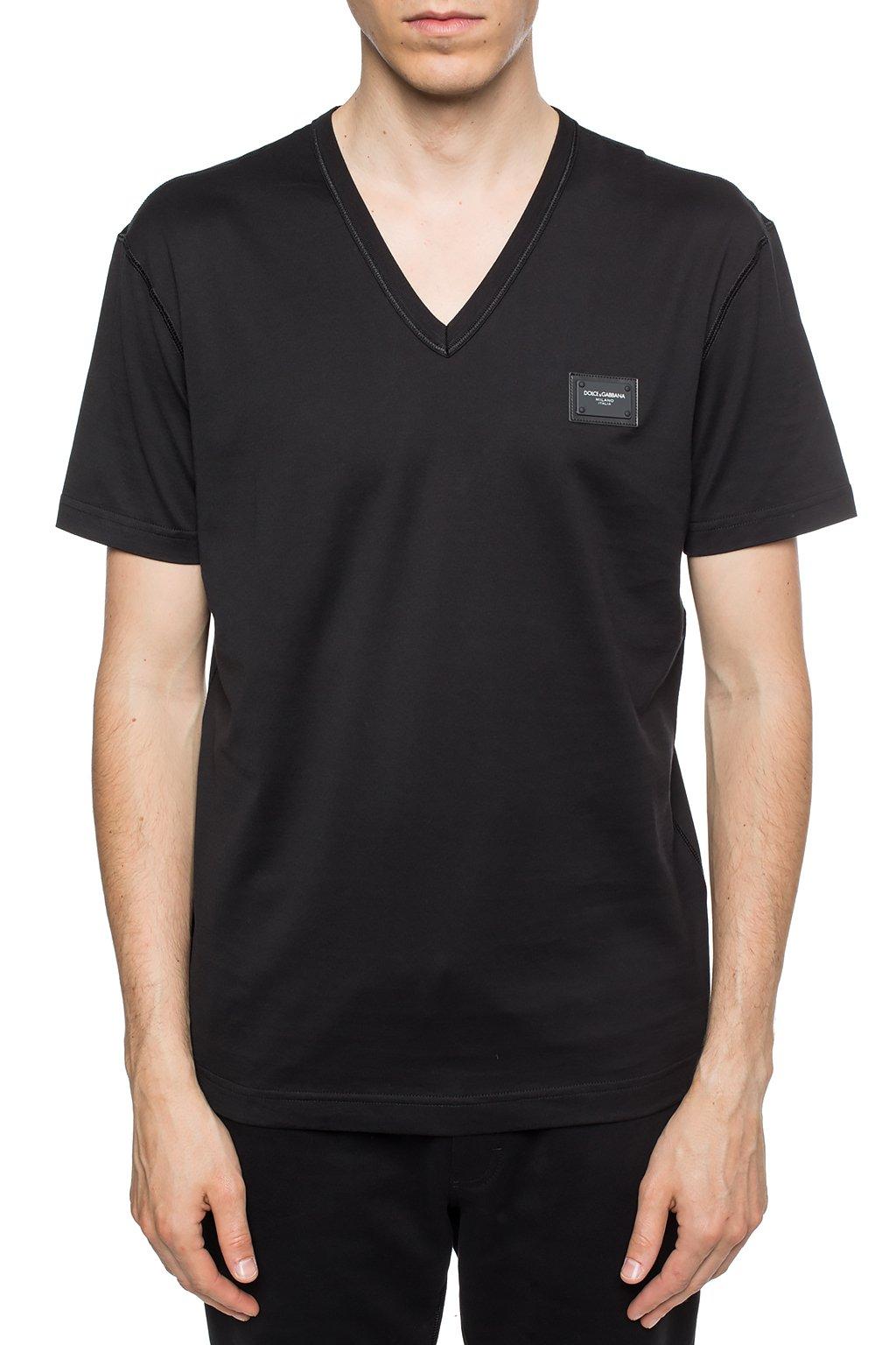 mens black dolce and gabbana t shirt