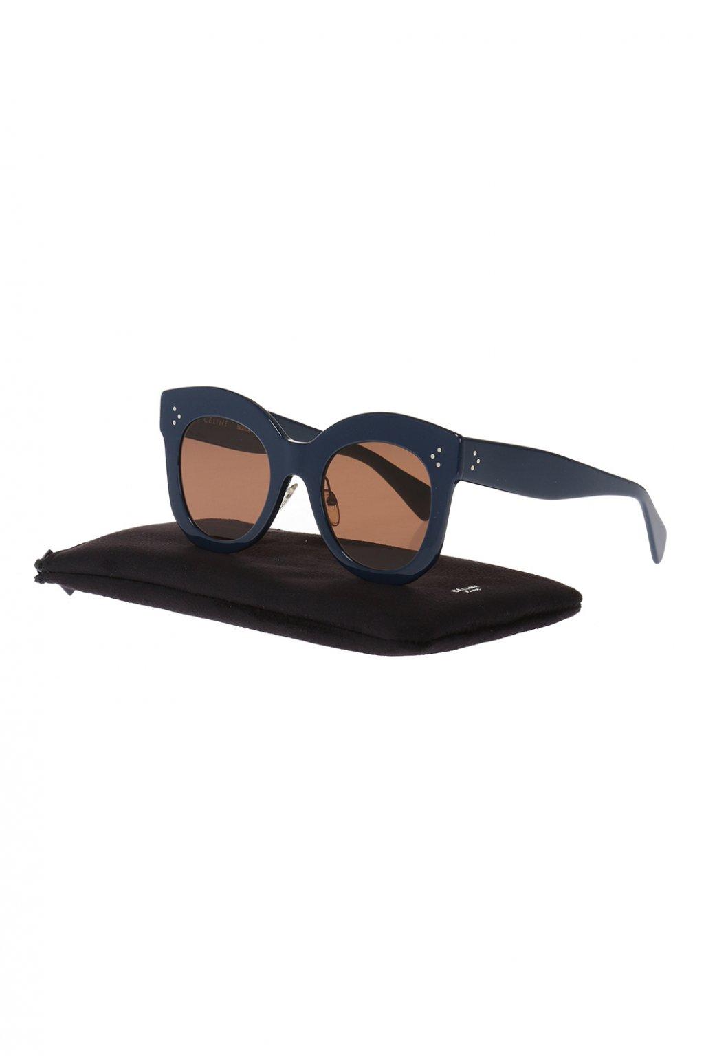Céline Sunglasses in Navy Blue (Blue) Lyst