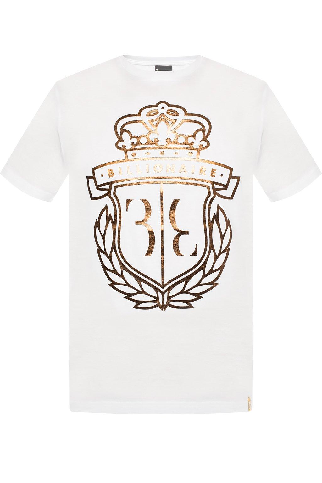 Billionaire Cotton Logo-printed T-shirt in White for Men - Save 13% - Lyst
