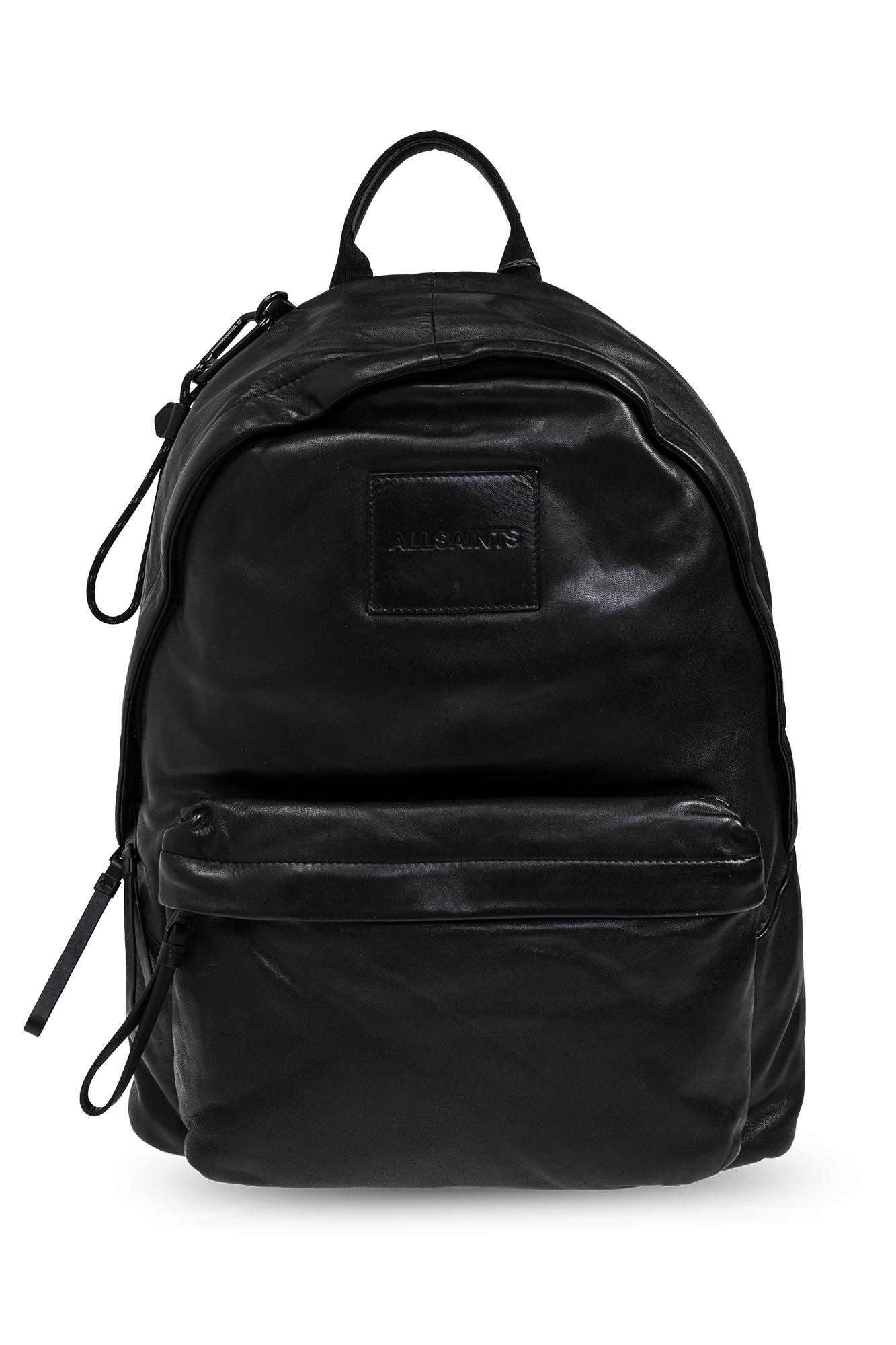 AllSaints Backpack Carabiner in Black for Men | Lyst