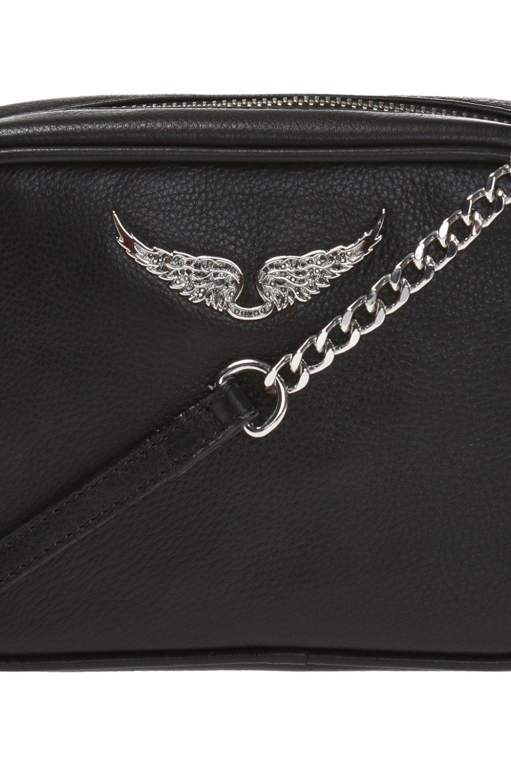 Zadig & Voltaire Leather Xs Boxy' Shoulder Bag in Black Lyst