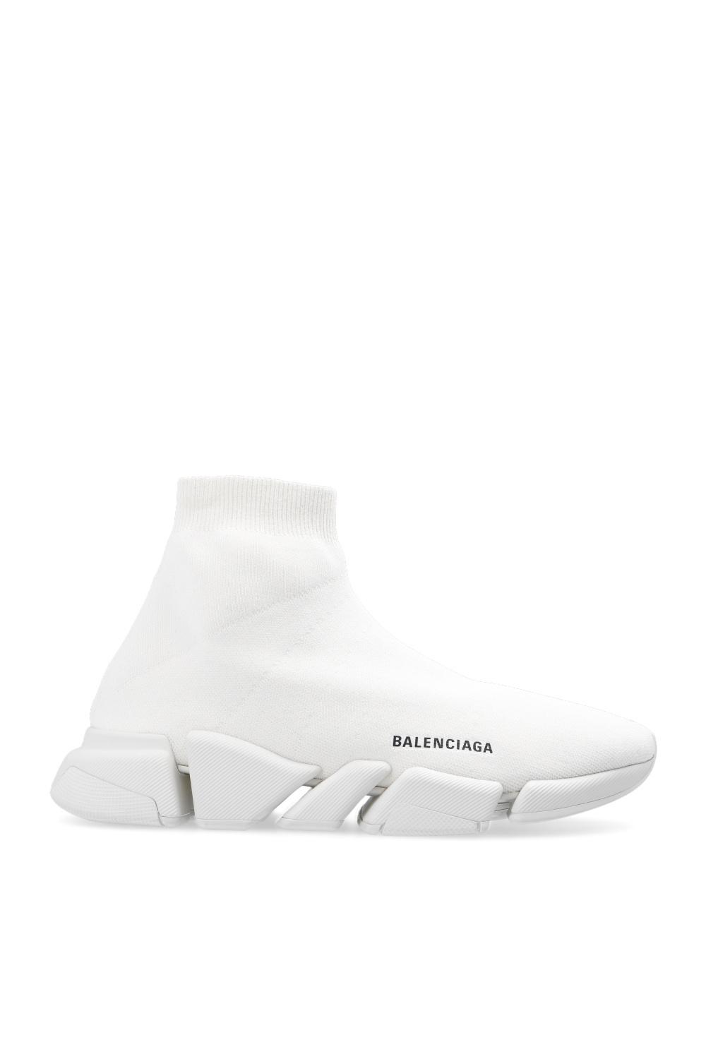 Balenciaga 'speed 2,0' Sock Sneakers in Cream (White) for Men | Lyst